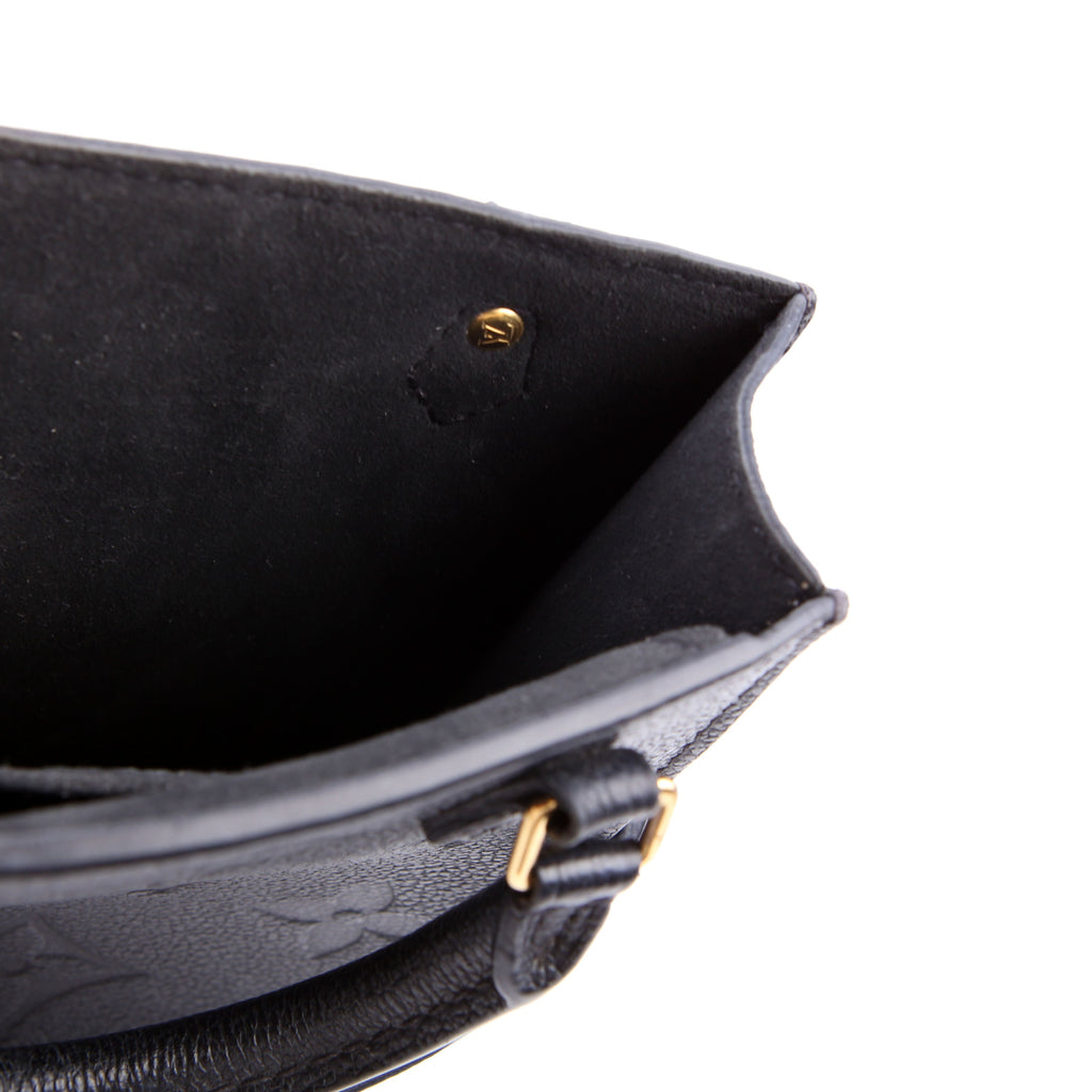 Petit Sac Plat Empreinte Black