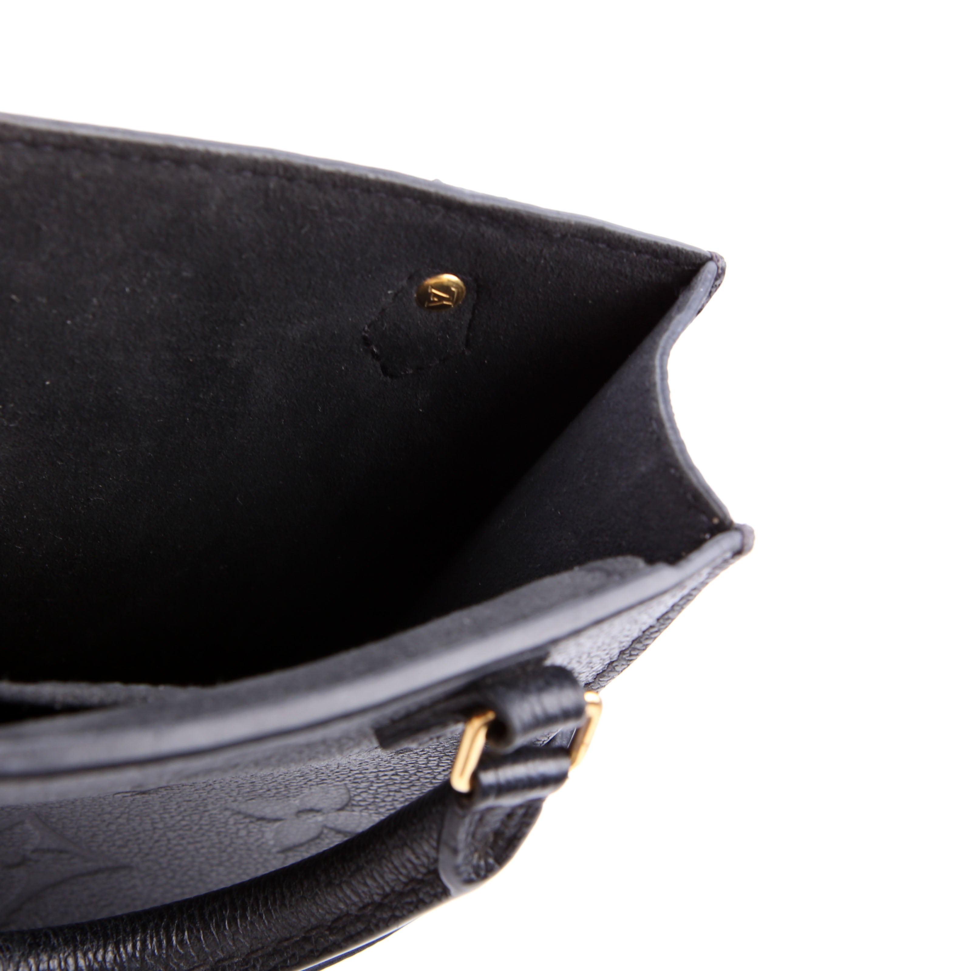 Petit Sac Plat Empreinte Black