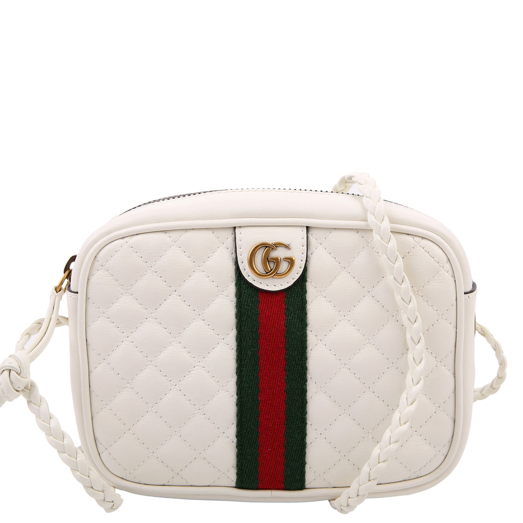 Gucci 536441 Trapuntata Leather Mini White