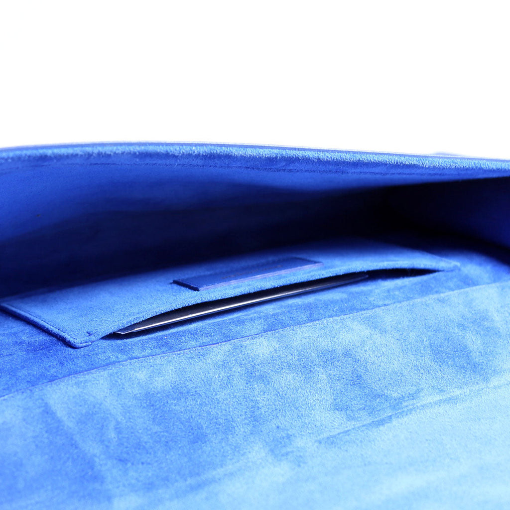 Classic Y Ligne Clutch Smooth Leather 311213 Blue