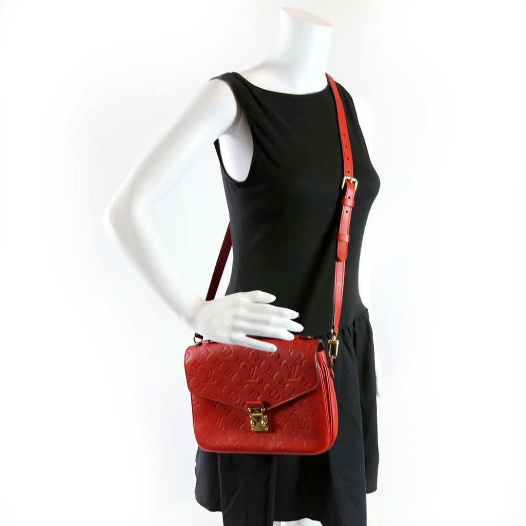 Pochette Metis Empreinte Red