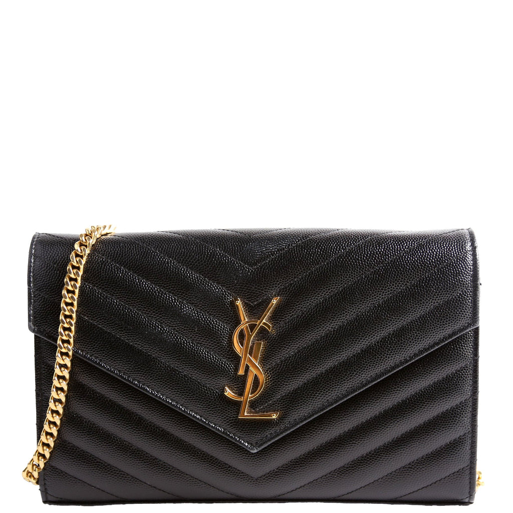 Grain De Chain Wallet 377828 Black/Gold