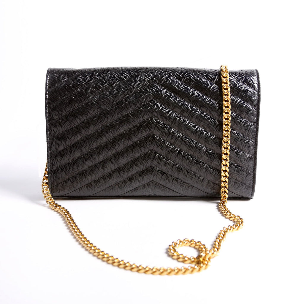 Grain De Chain Wallet 377828 Black/Gold