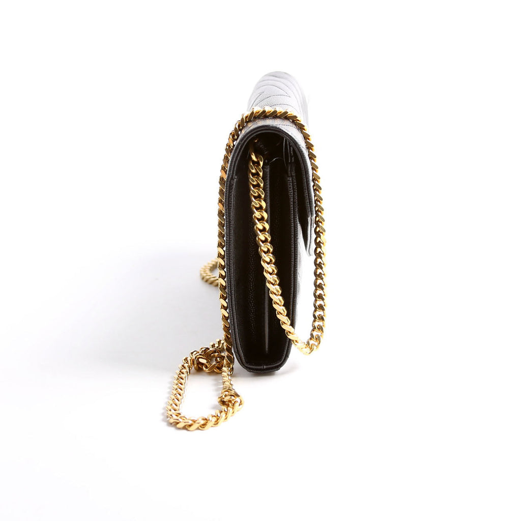 Grain De Chain Wallet 377828 Black/Gold