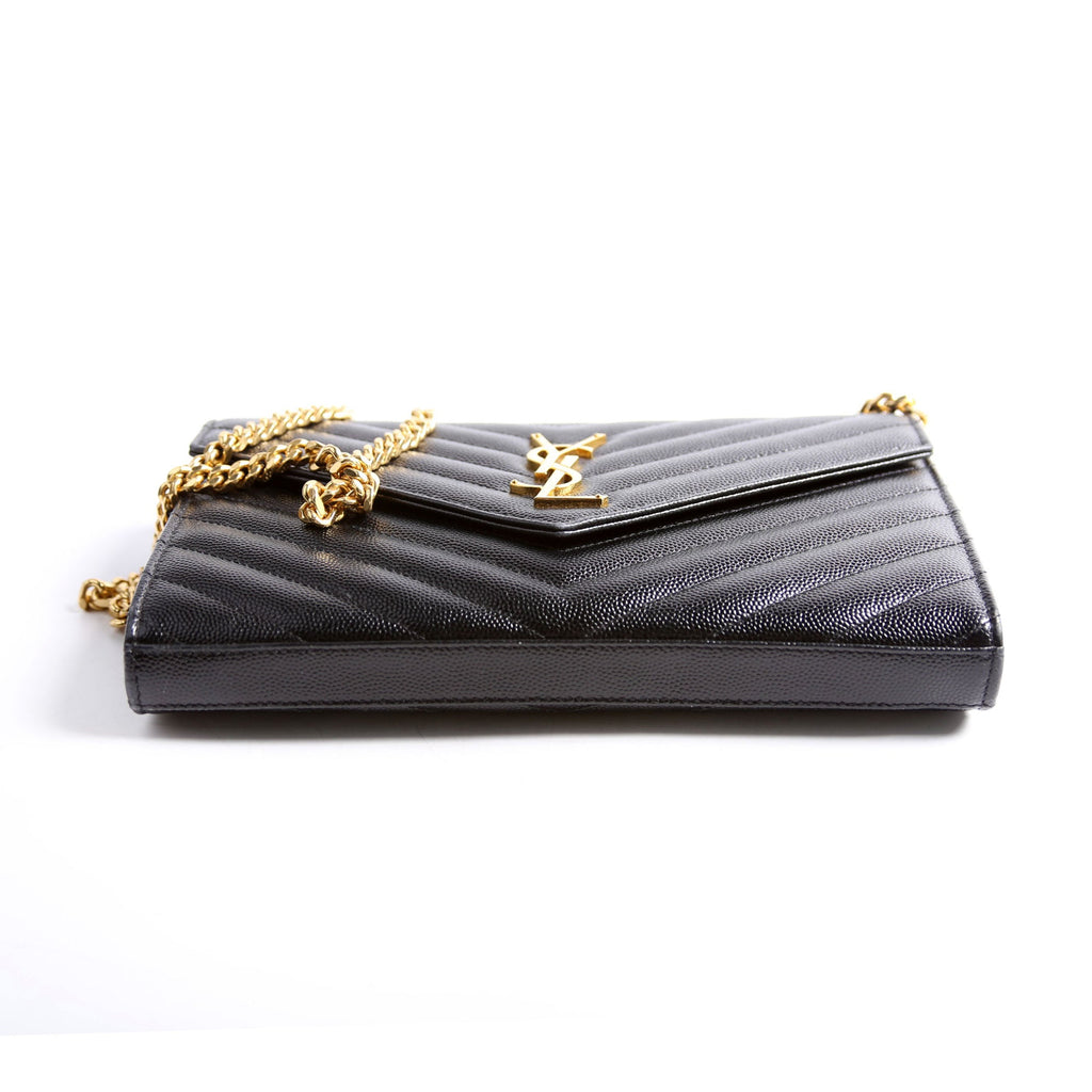 Grain De Chain Wallet 377828 Black/Gold