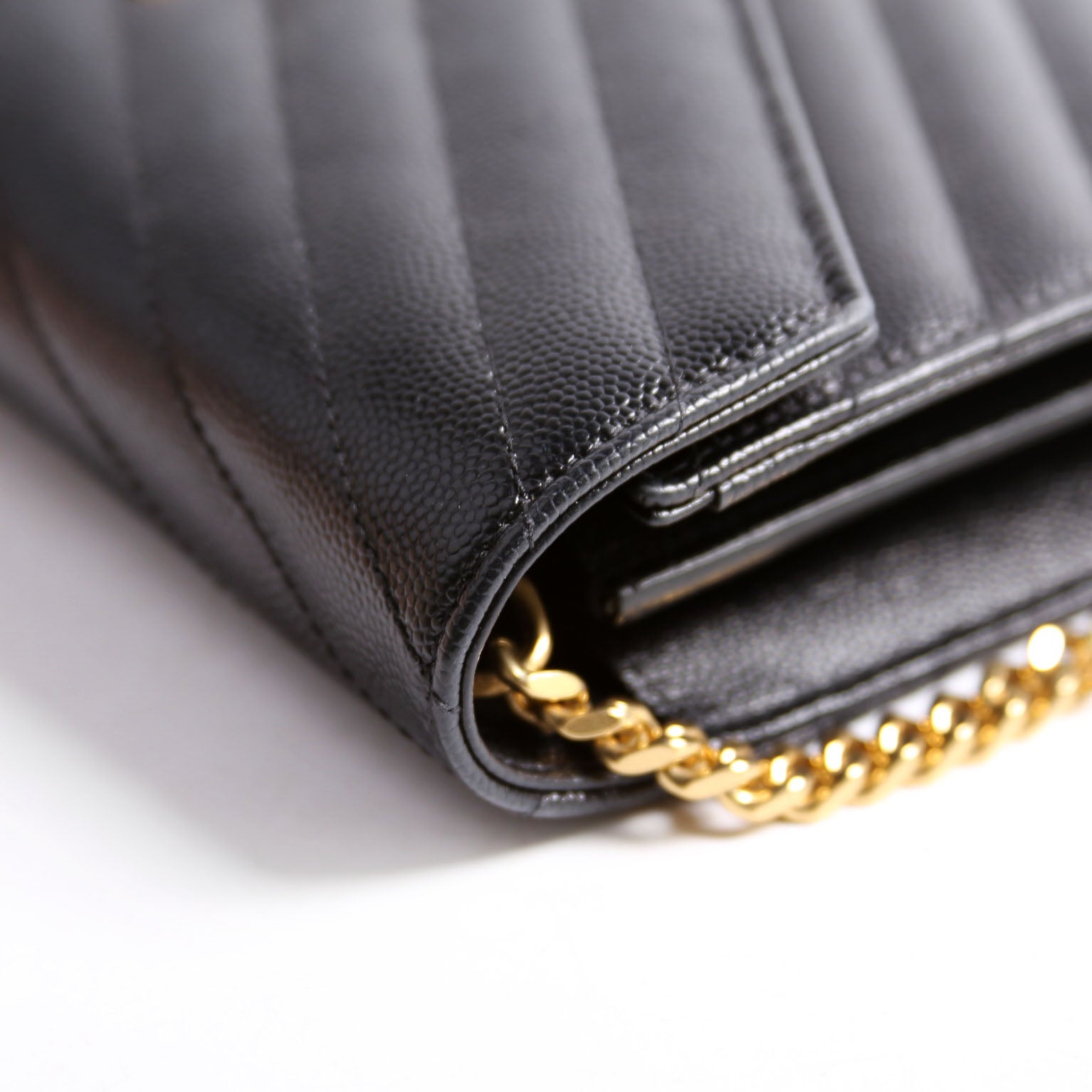 Grain De Chain Wallet 377828 Black/Gold