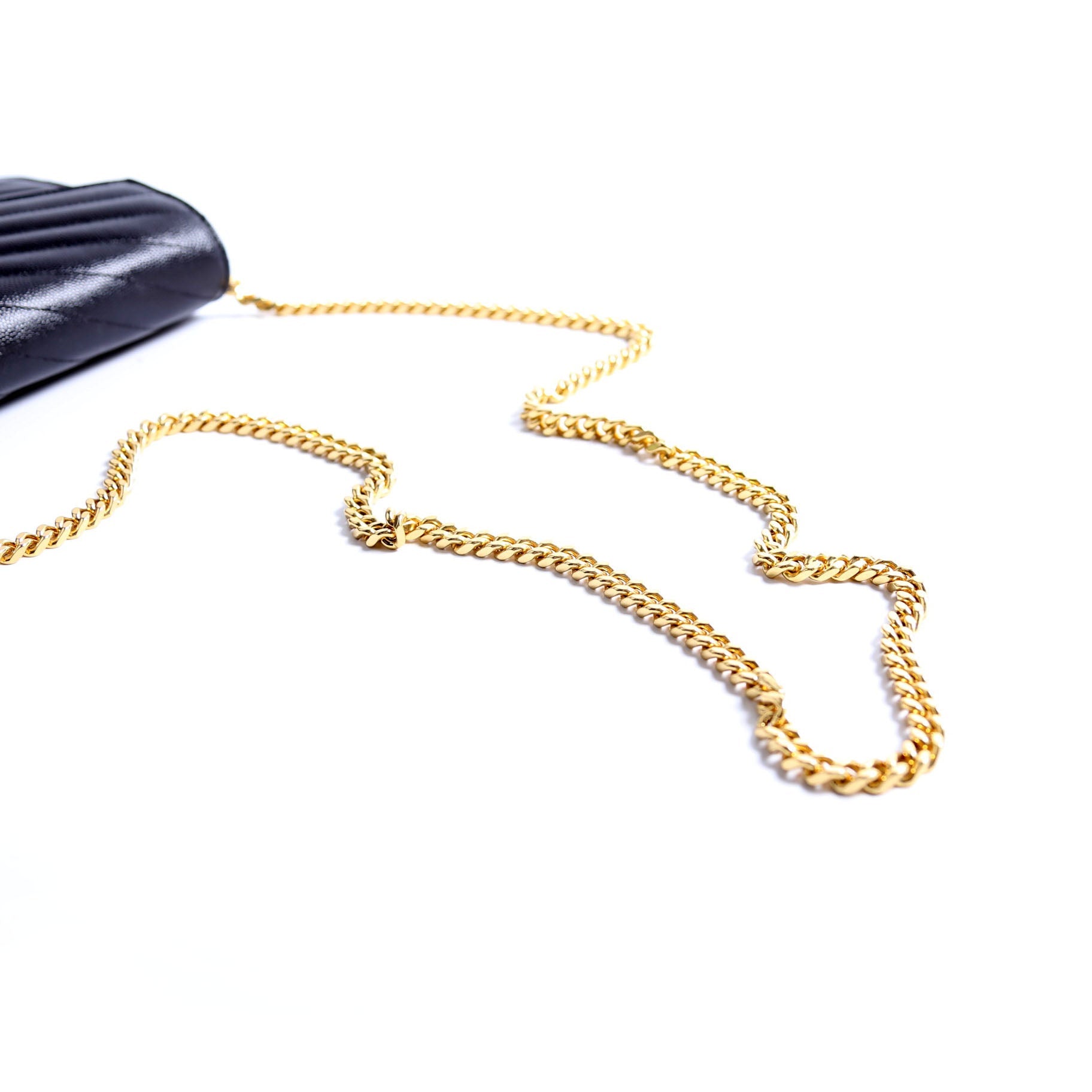 Grain De Chain Wallet 377828 Black/Gold