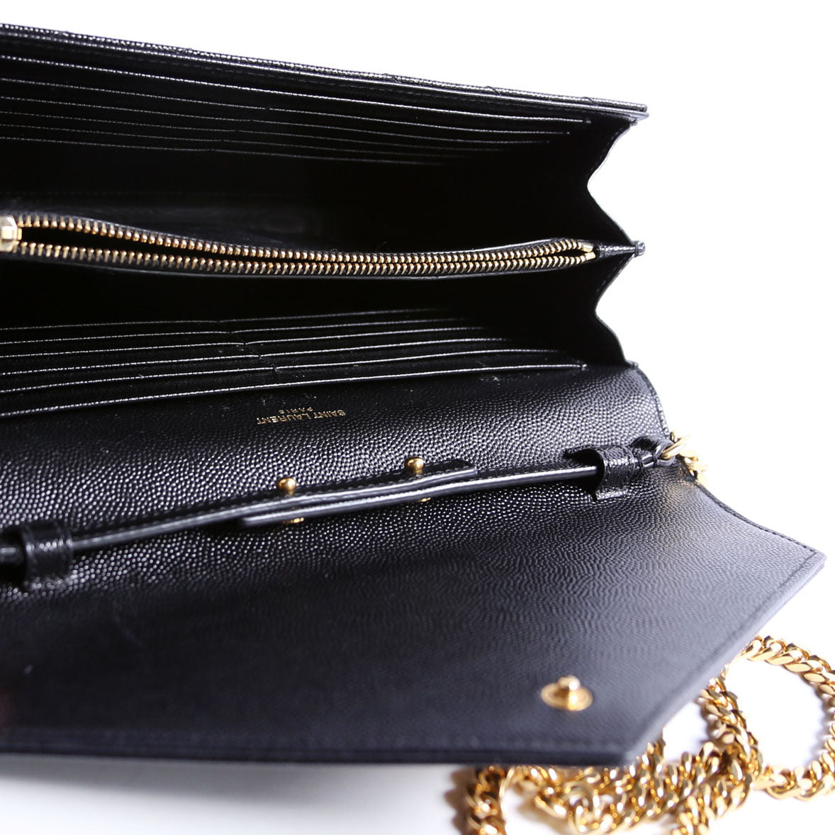 Grain De Chain Wallet 377828 Black/Gold