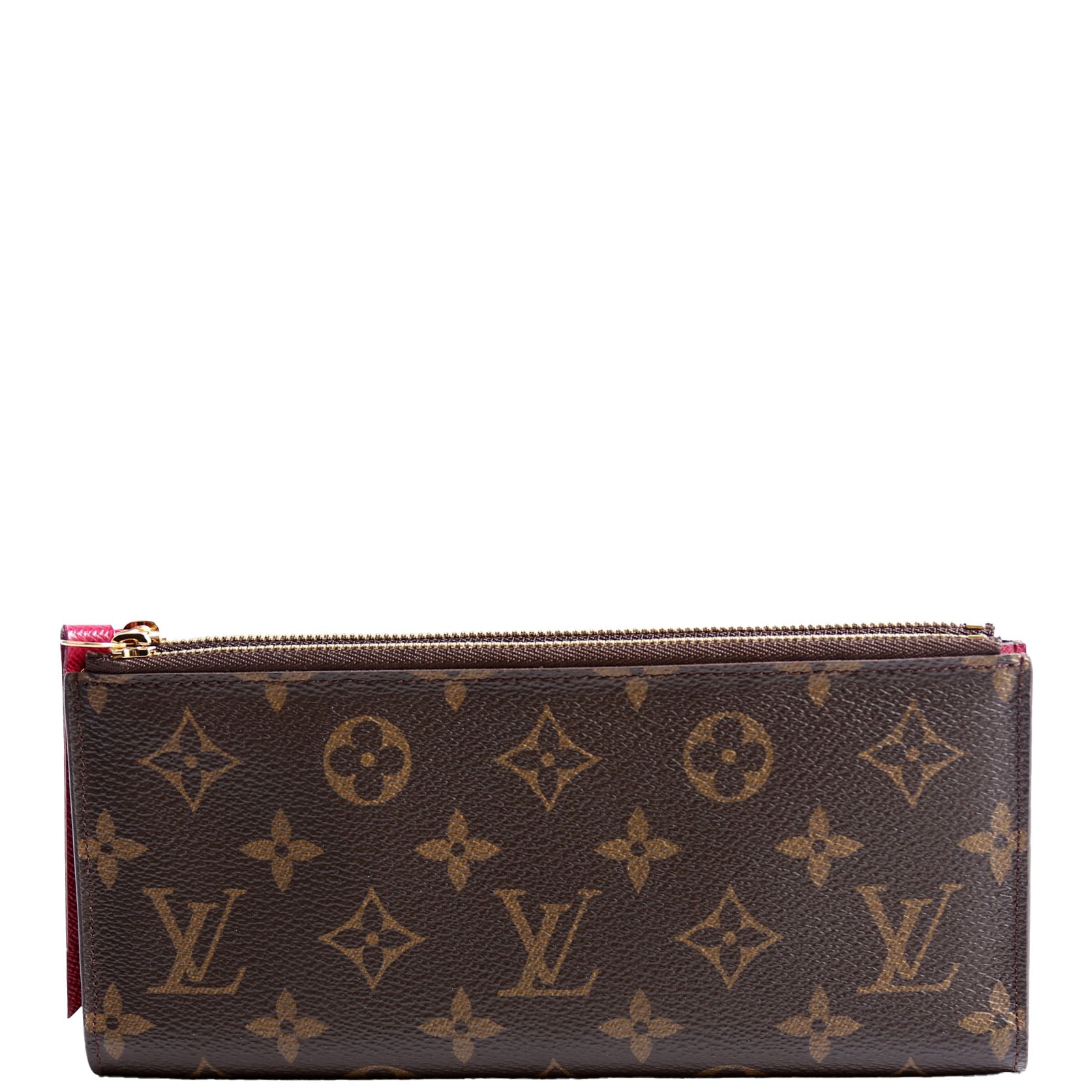 Adele Wallet Monogram Berry