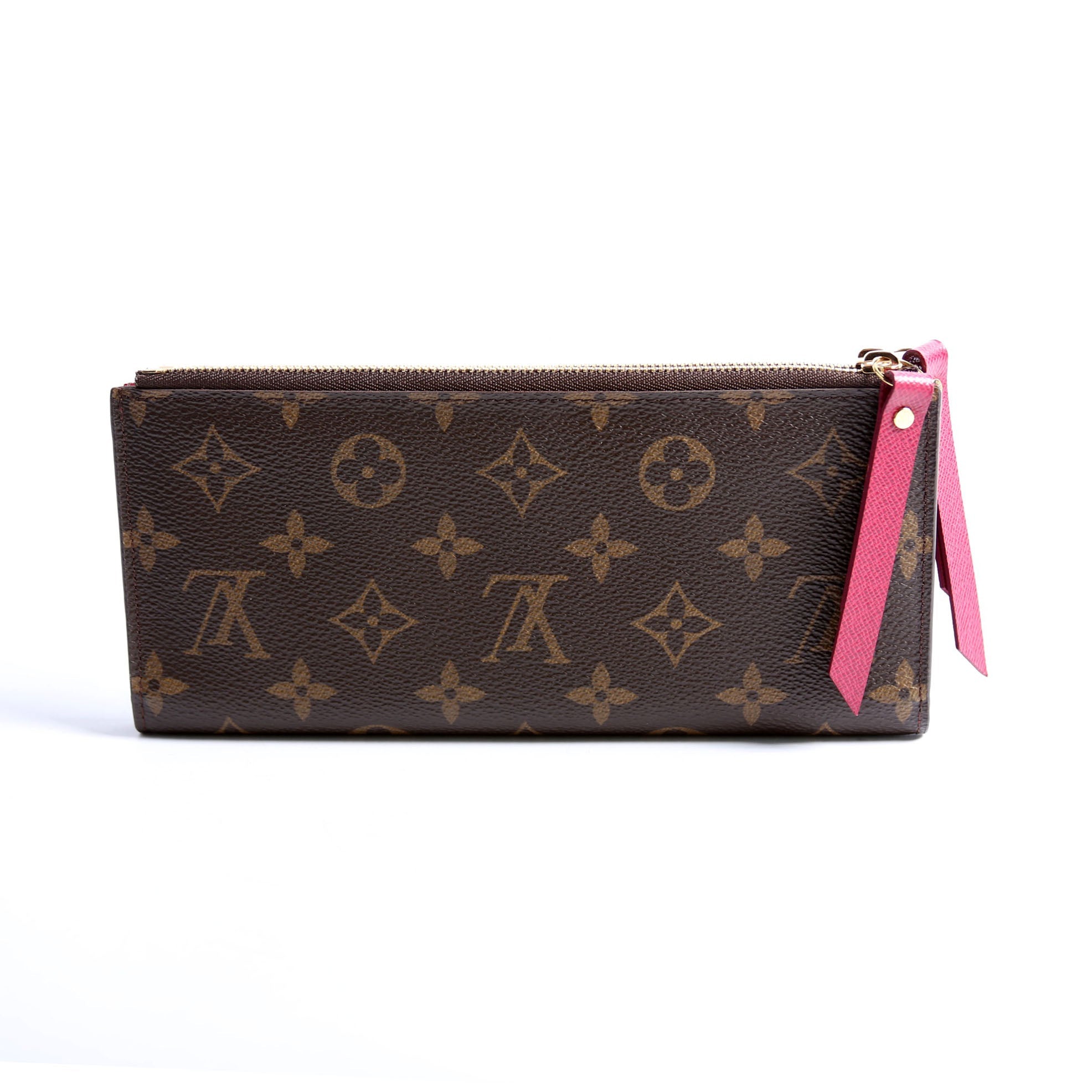 Adele Wallet Monogram Berry