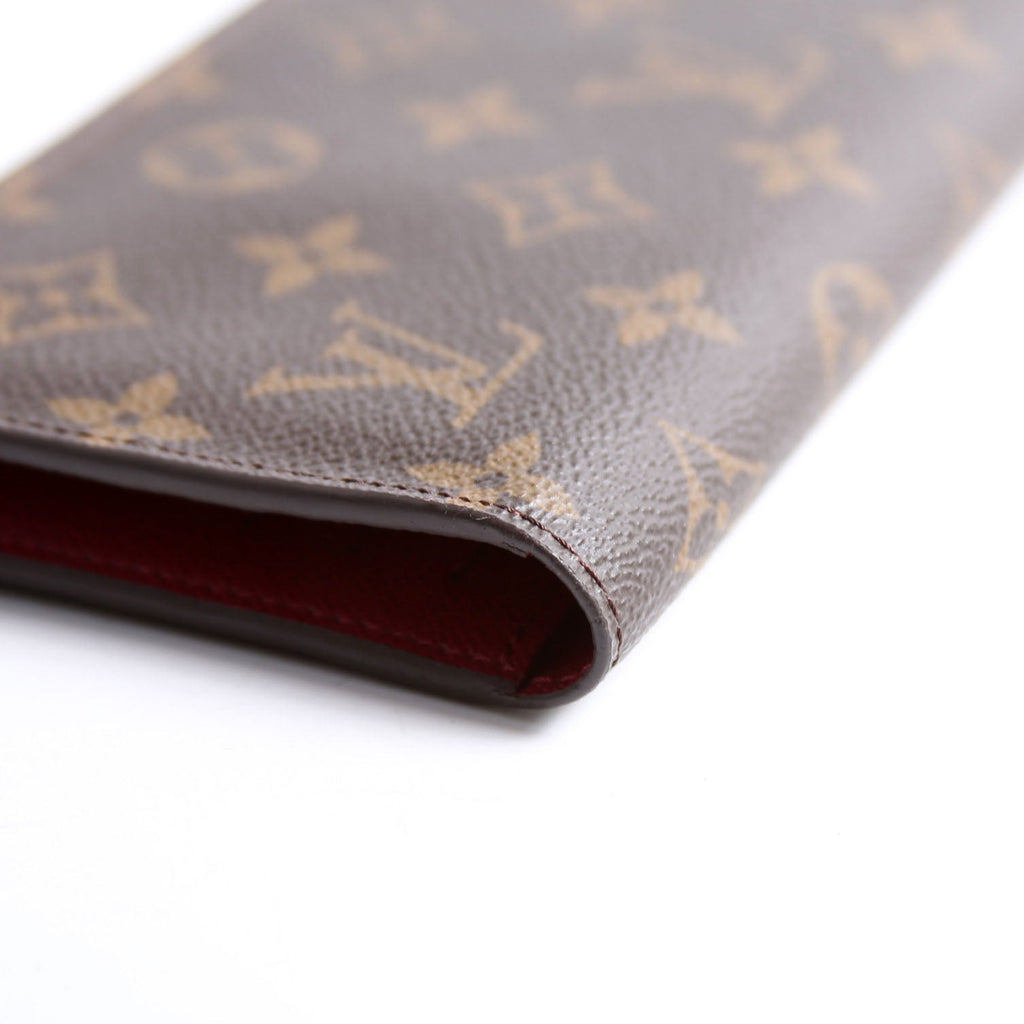 Adele Wallet Monogram Berry
