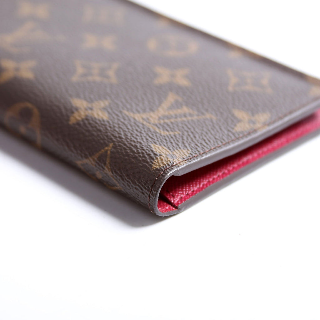 Adele Wallet Monogram Berry