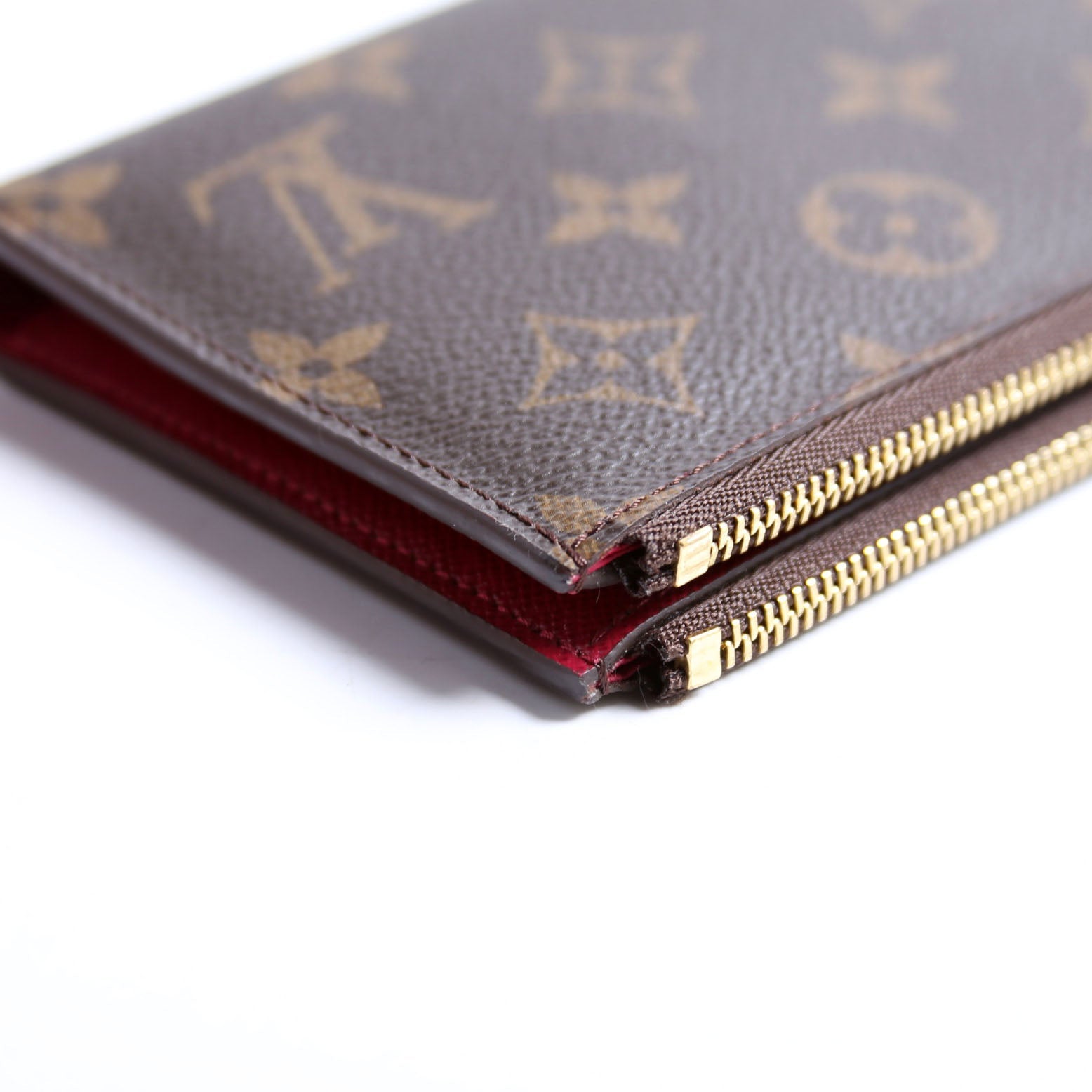 Adele Wallet Monogram Berry