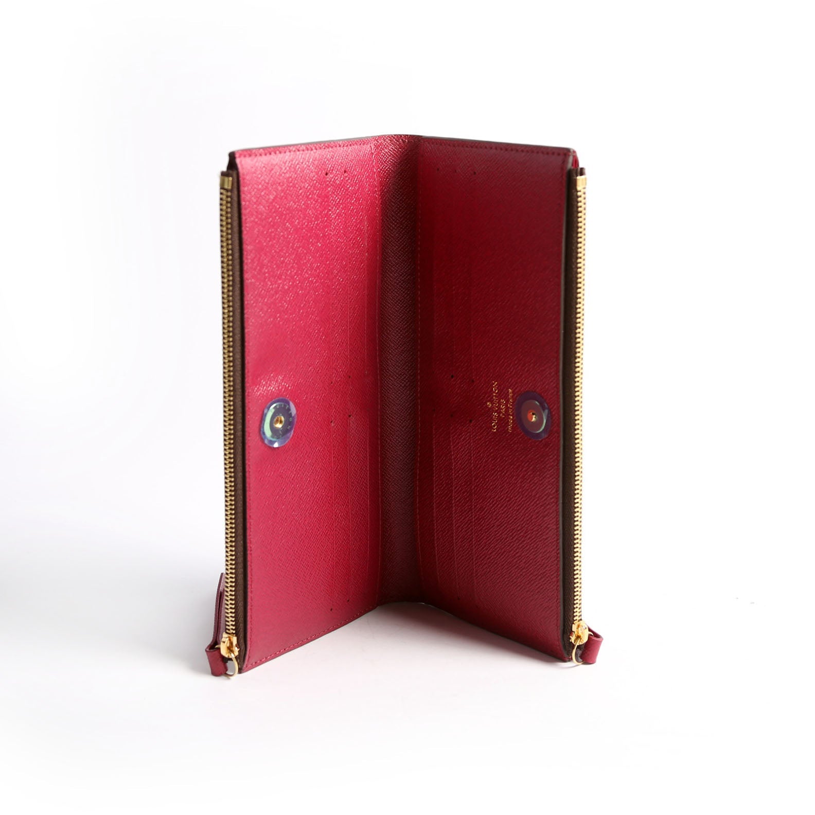 Adele Wallet Monogram Berry