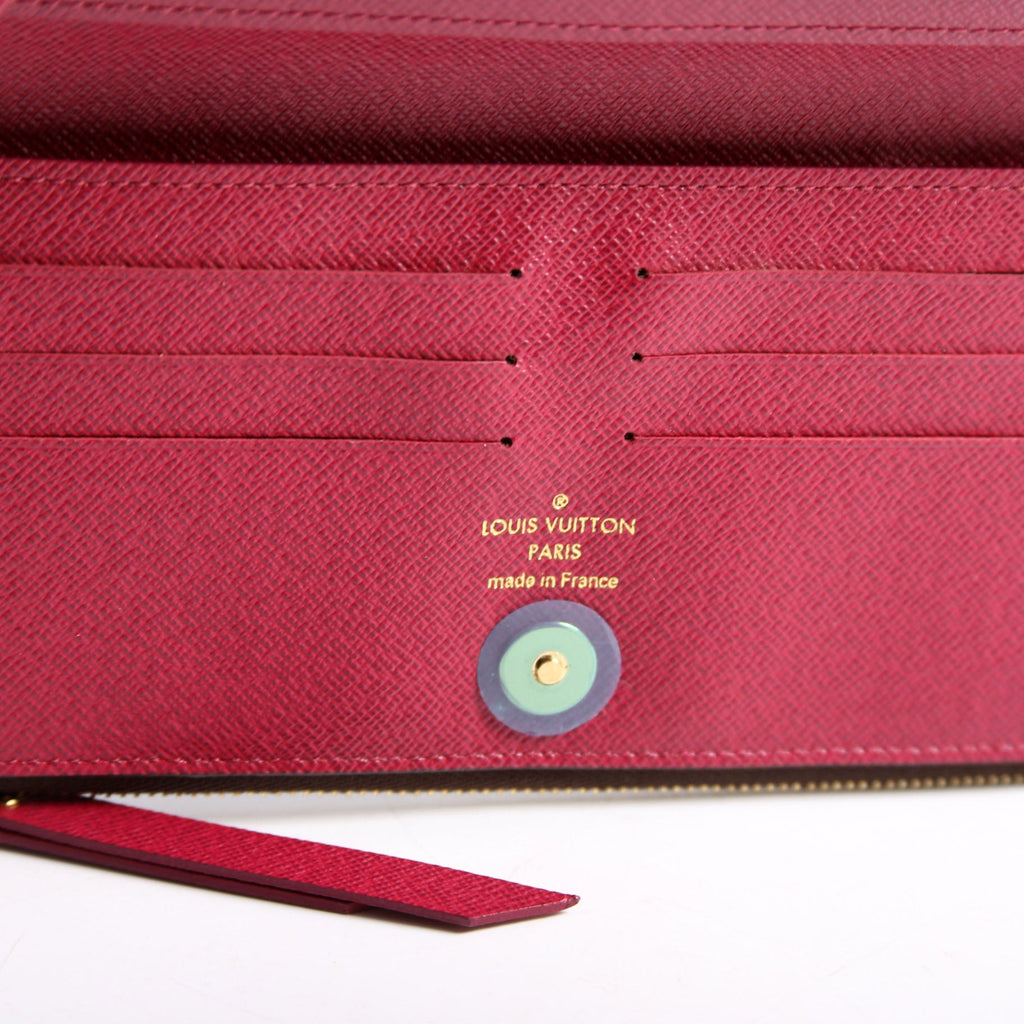 Adele Wallet Monogram Berry