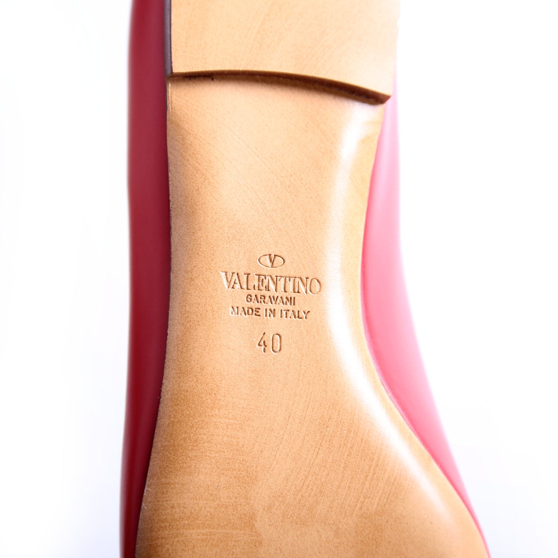 VLogo Flats Size 40 Red