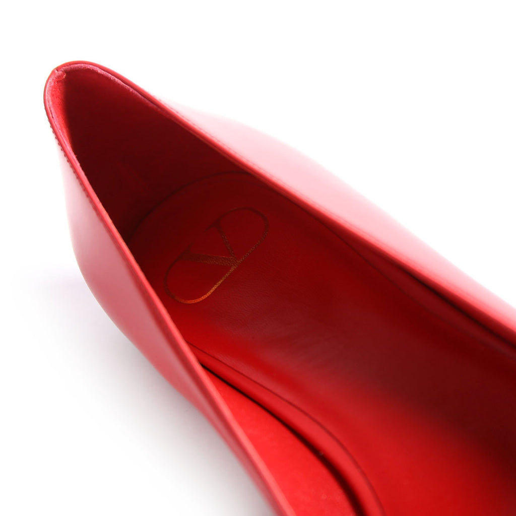 VLogo Flats Size 40 Red
