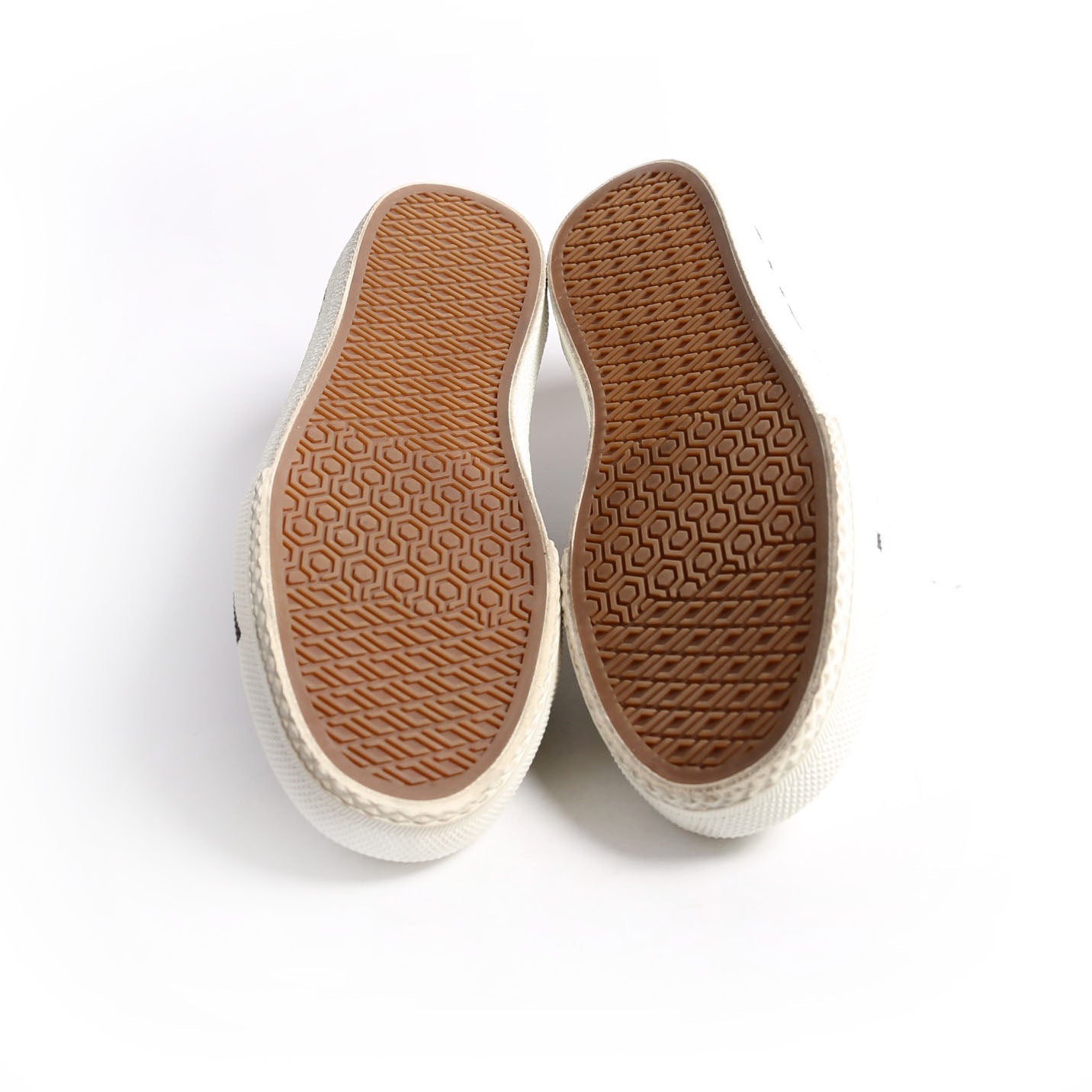 Larkhall Vintage Check Sneakers Size 38.5 Brown/Black/White