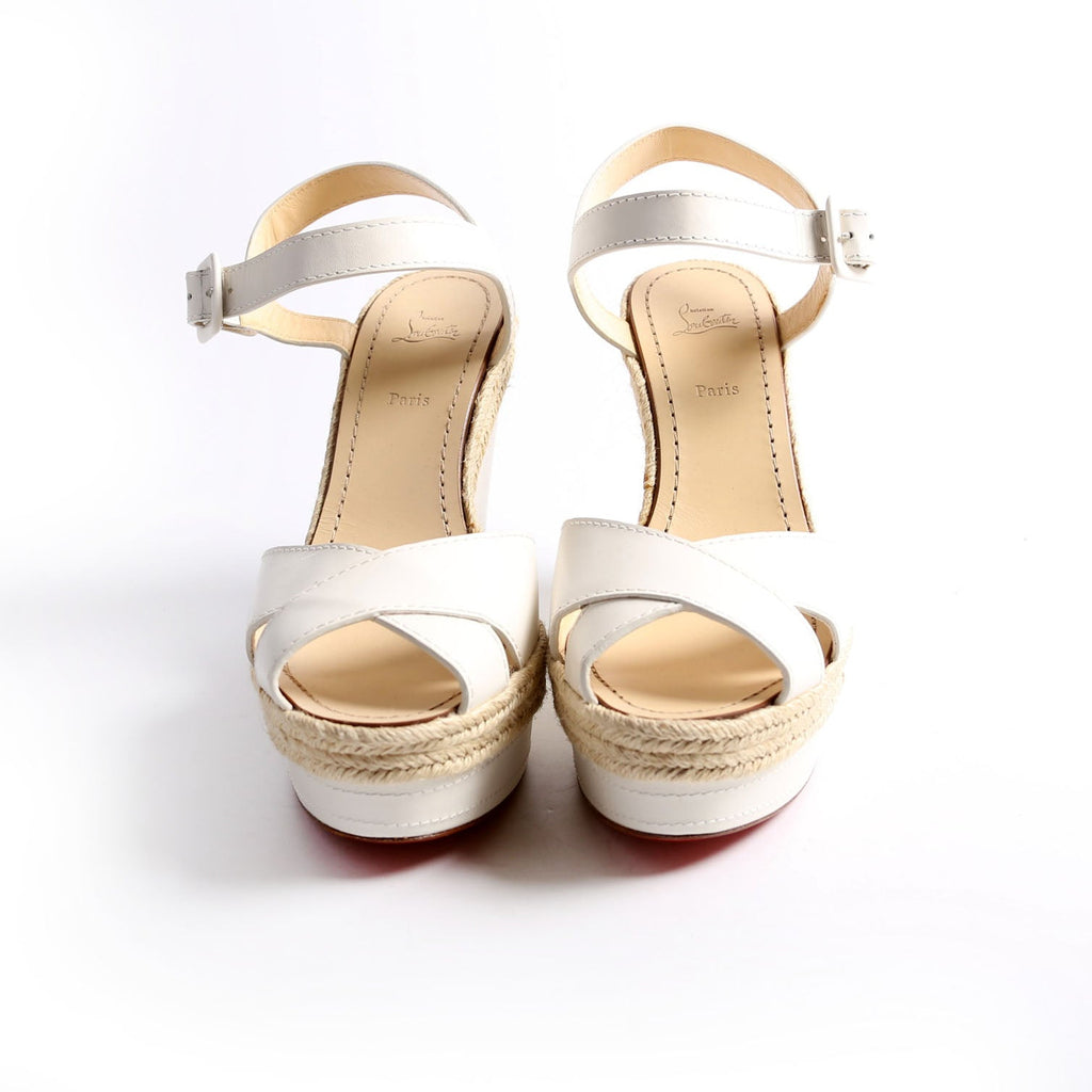 Almeria 120MM Espadrille Wedges Size 41
