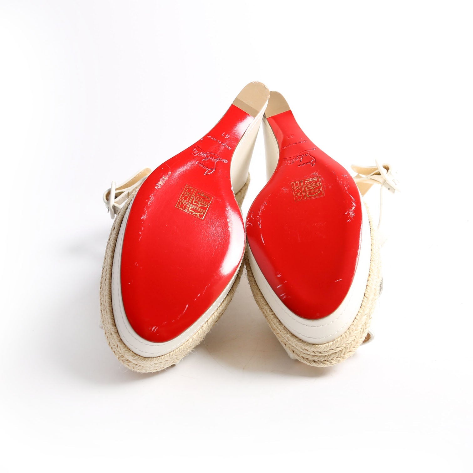 Almeria 120MM Espadrille Wedges Size 41