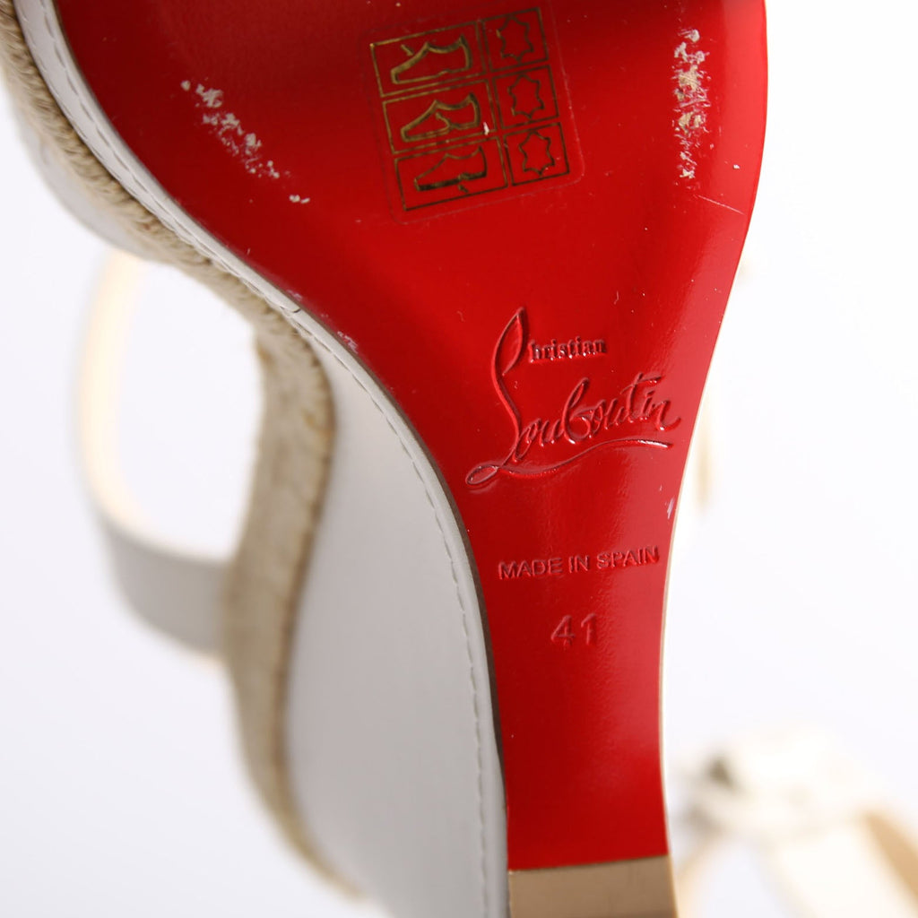 Almeria 120MM Espadrille Wedges Size 41