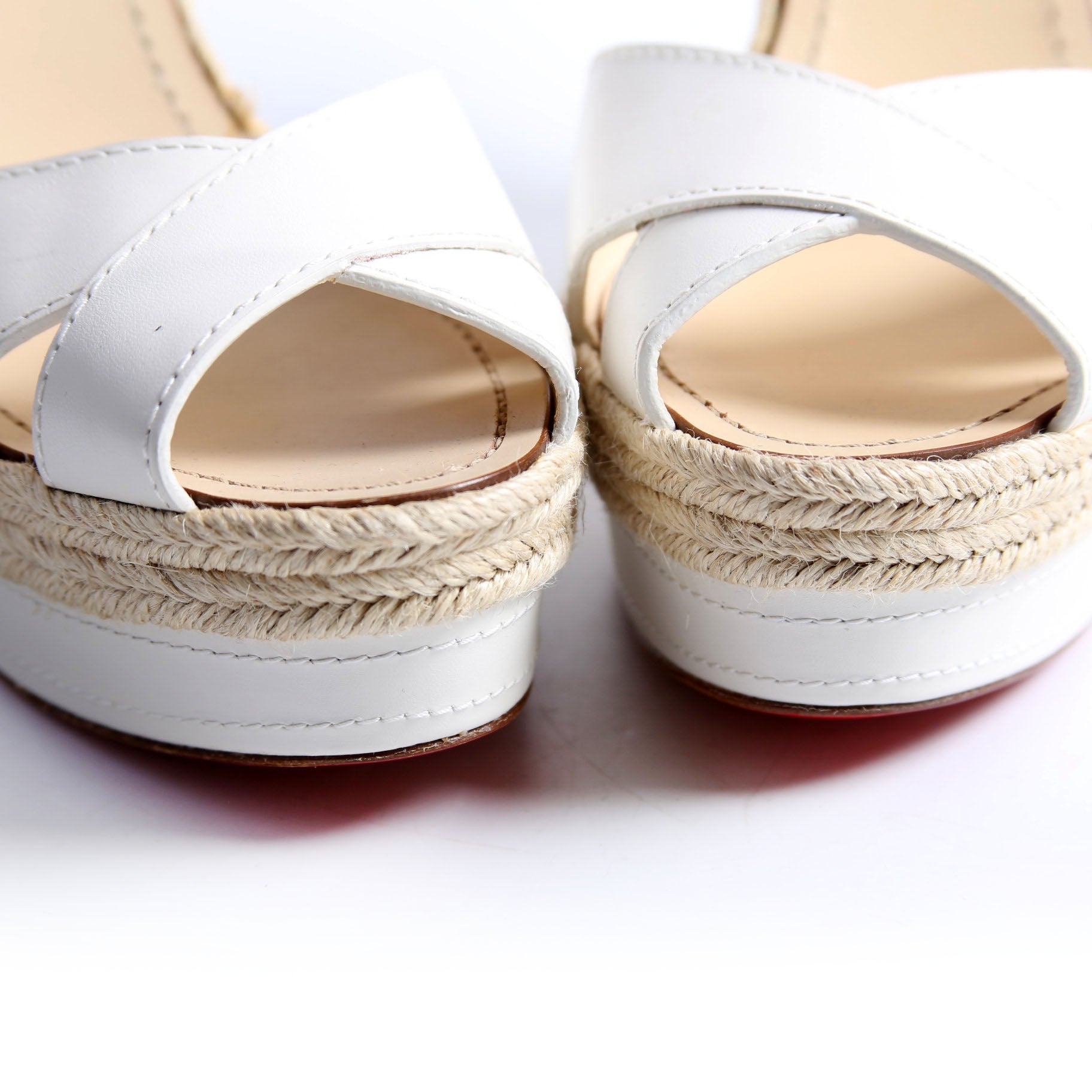 Almeria 120MM Espadrille Wedges Size 41