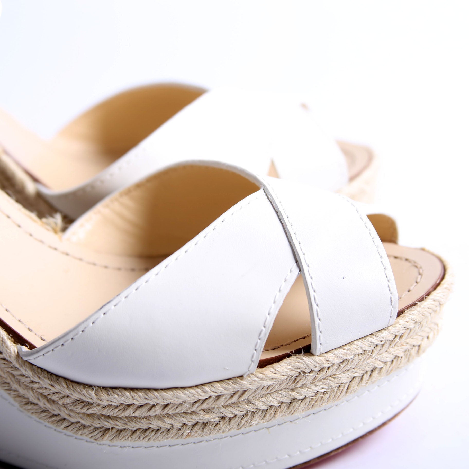 Almeria 120MM Espadrille Wedges Size 41