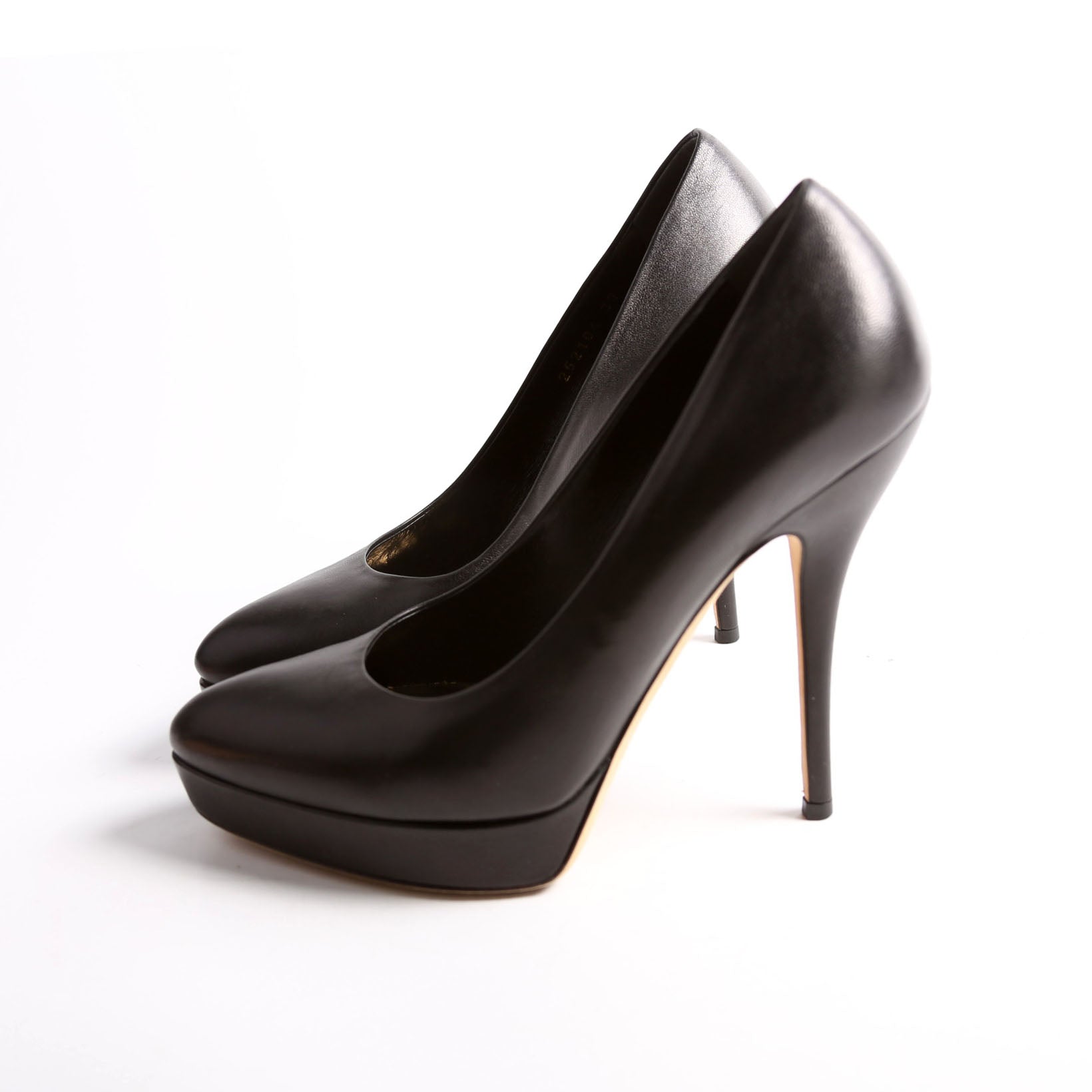 Platform Pumps Size 37 Black/Gold