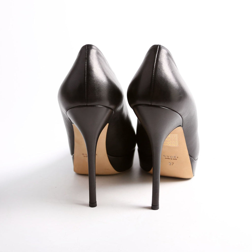 Platform Pumps Size 37 Black/Gold