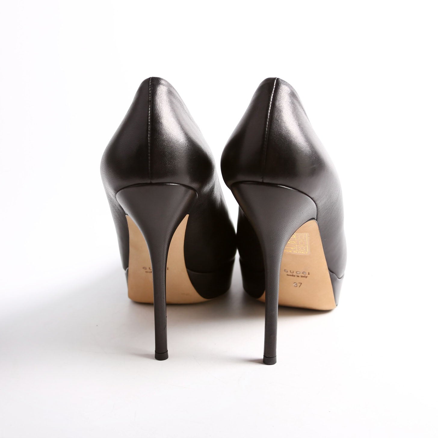 Platform Pumps Size 37 Black/Gold