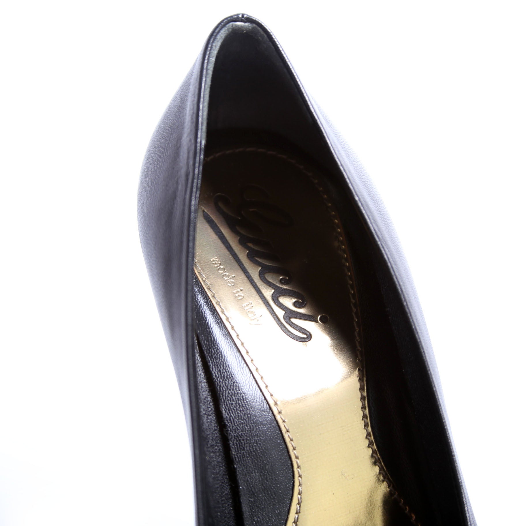 Platform Pumps Size 37 Black/Gold