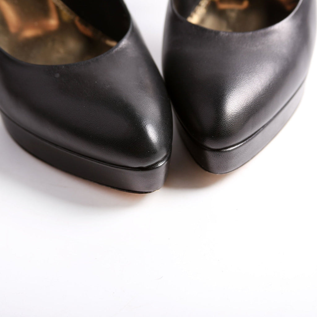 Platform Pumps Size 37 Black/Gold