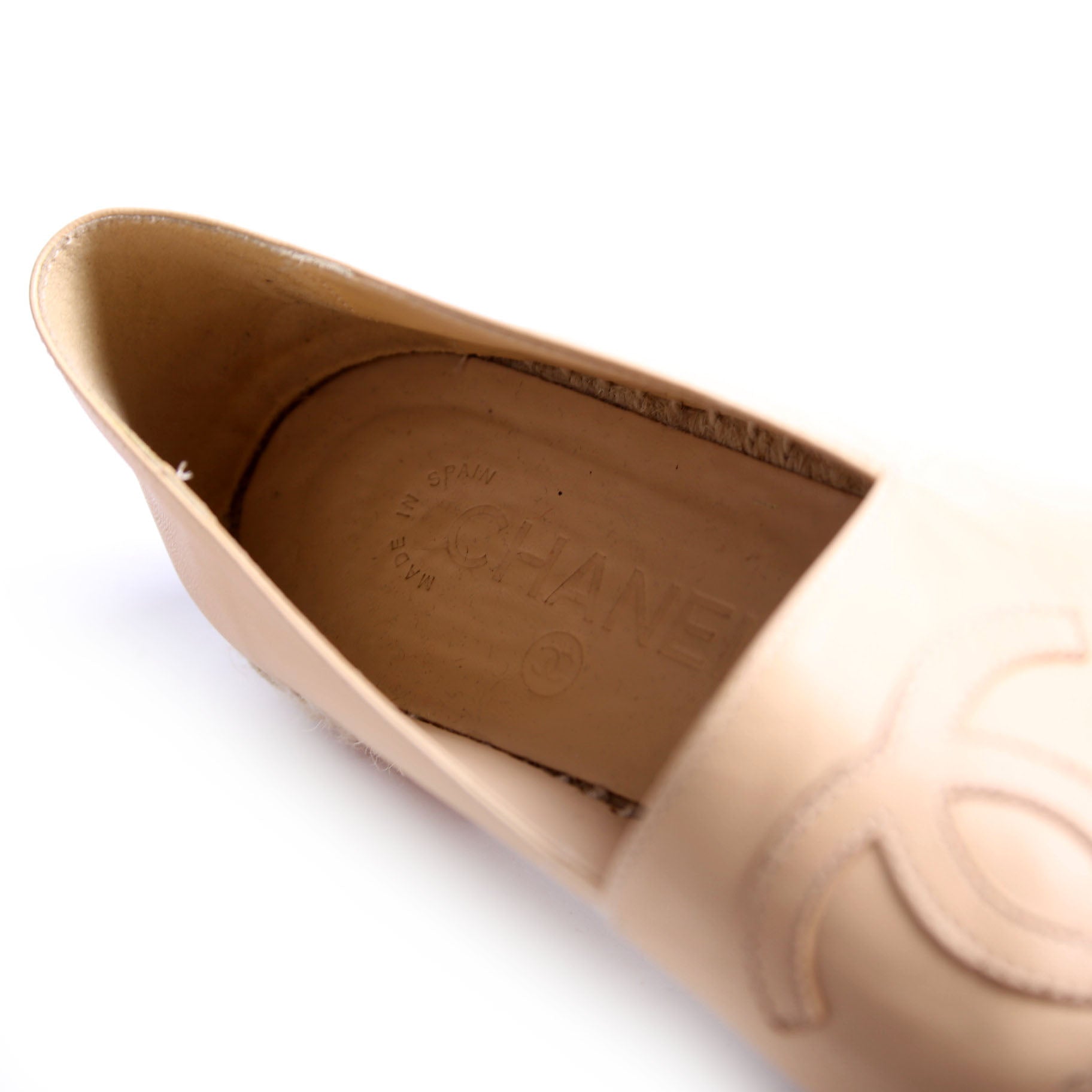 CC Espadrilles Size 38 Tan/Black