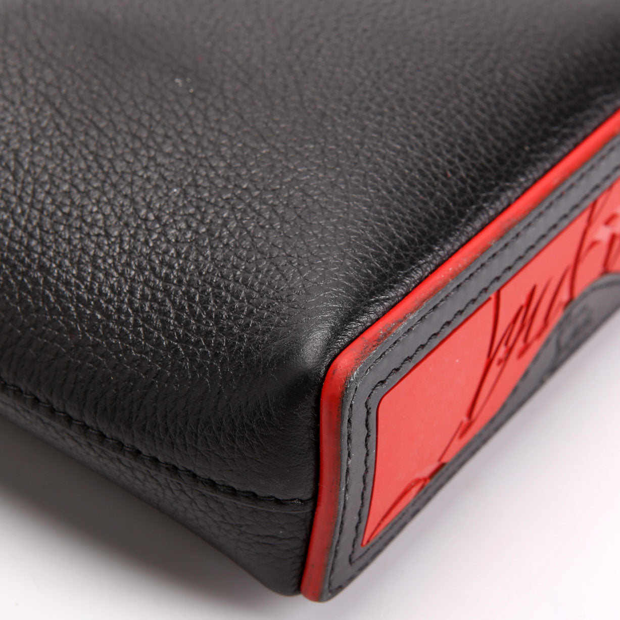 Cabata Mini Tote North/South Leather Black