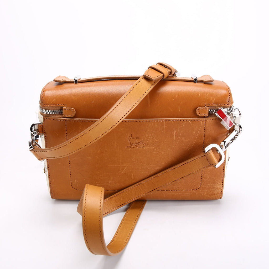 Djanis Floral Toile Crossbody Tan/Beige