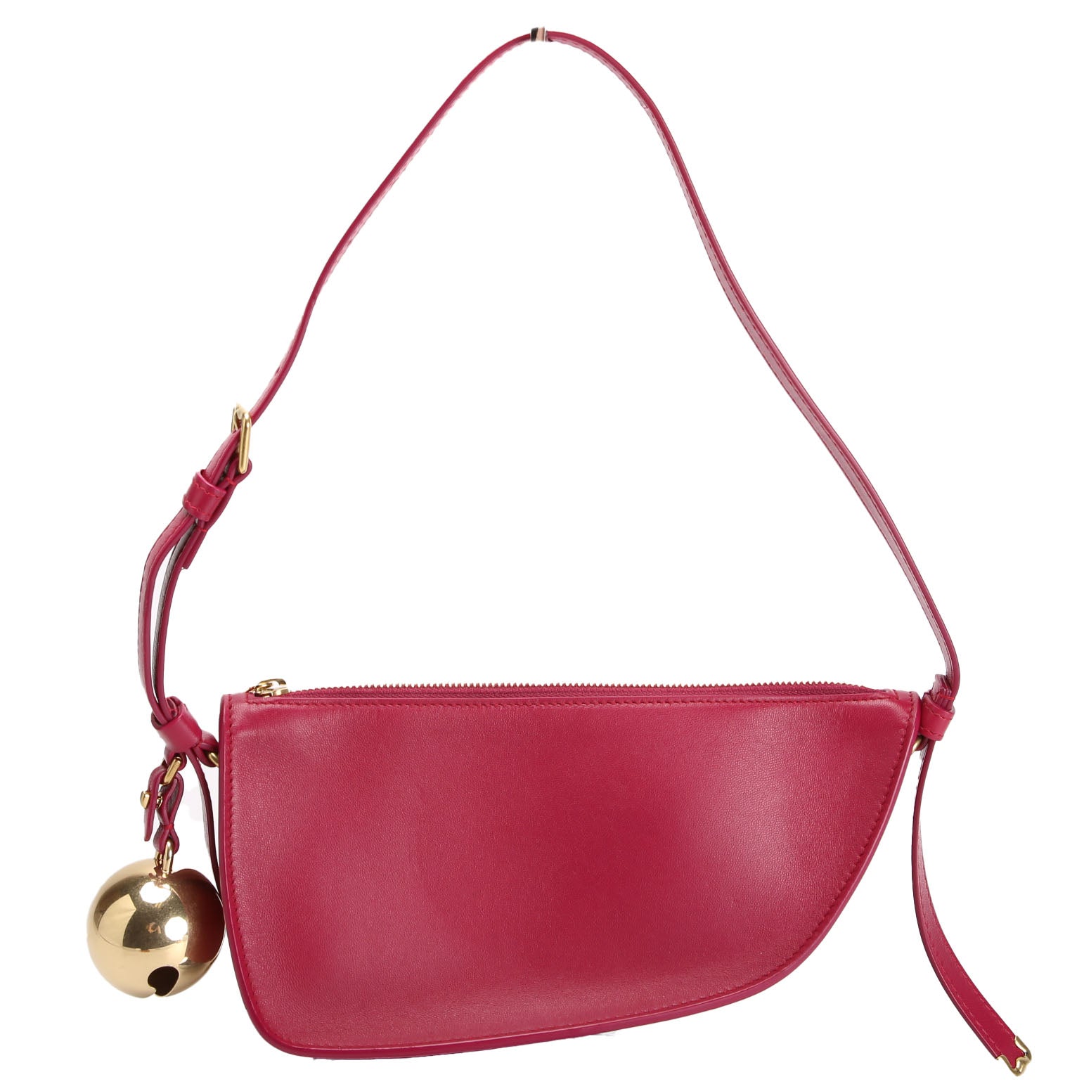 Mini Shield Leather Sling Bag Berry