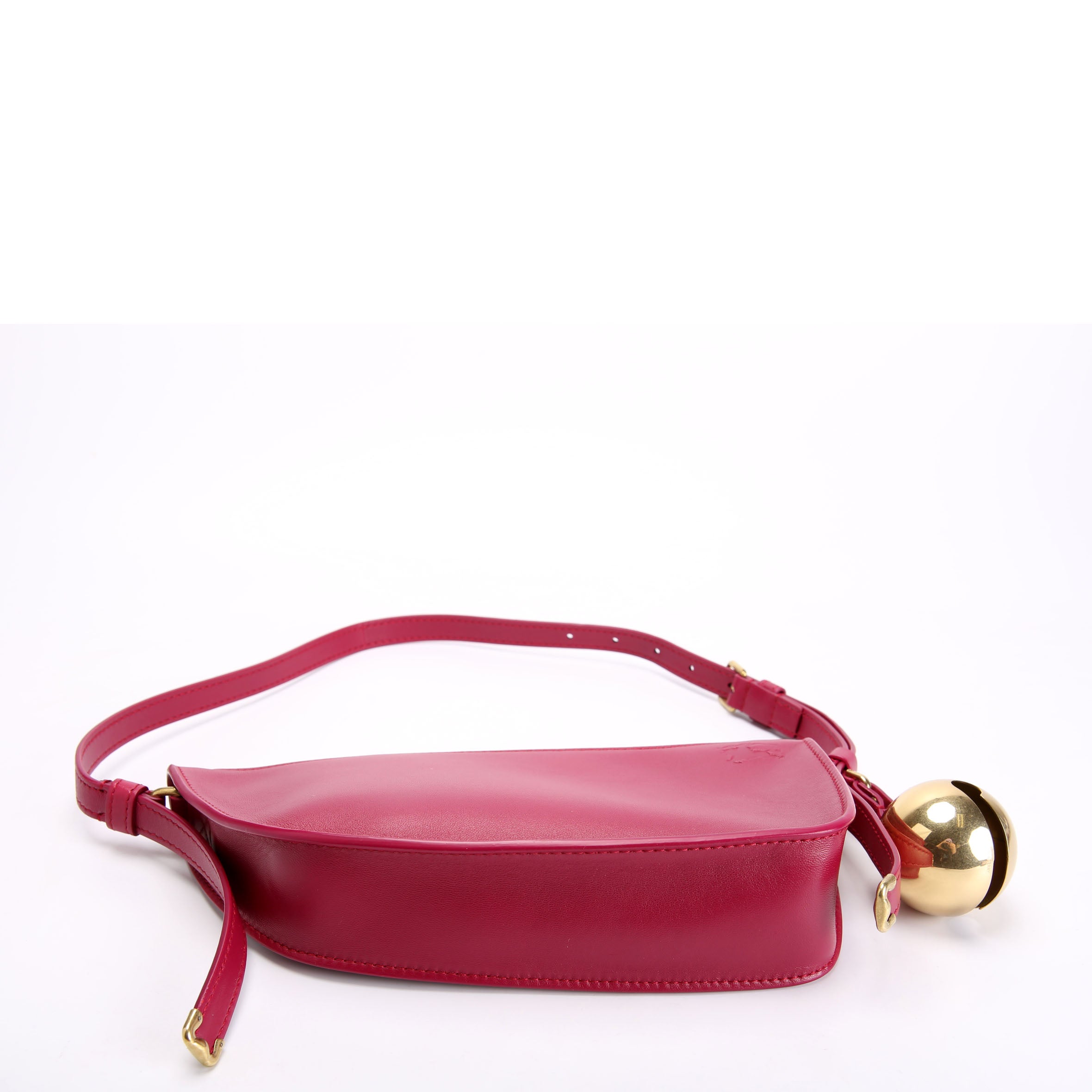 Mini Shield Leather Sling Bag Berry