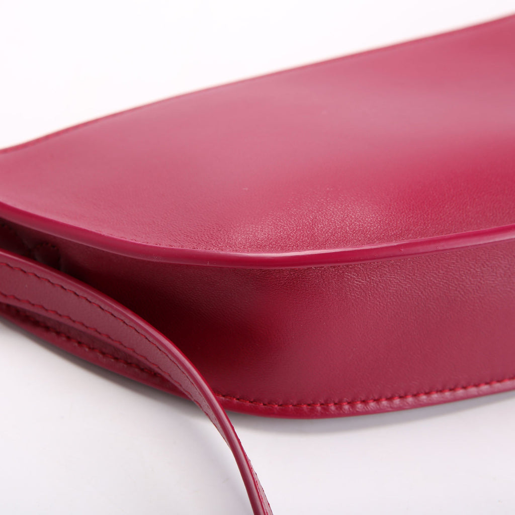 Mini Shield Leather Sling Bag Berry