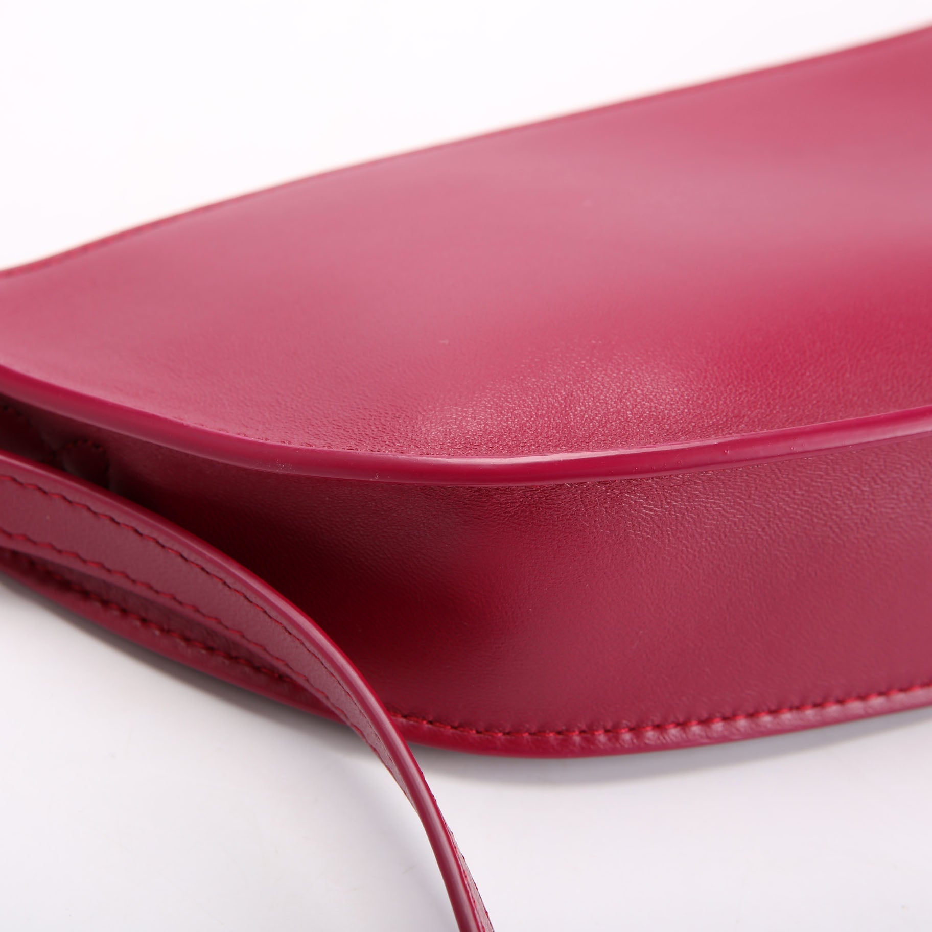 Mini Shield Leather Sling Bag Berry