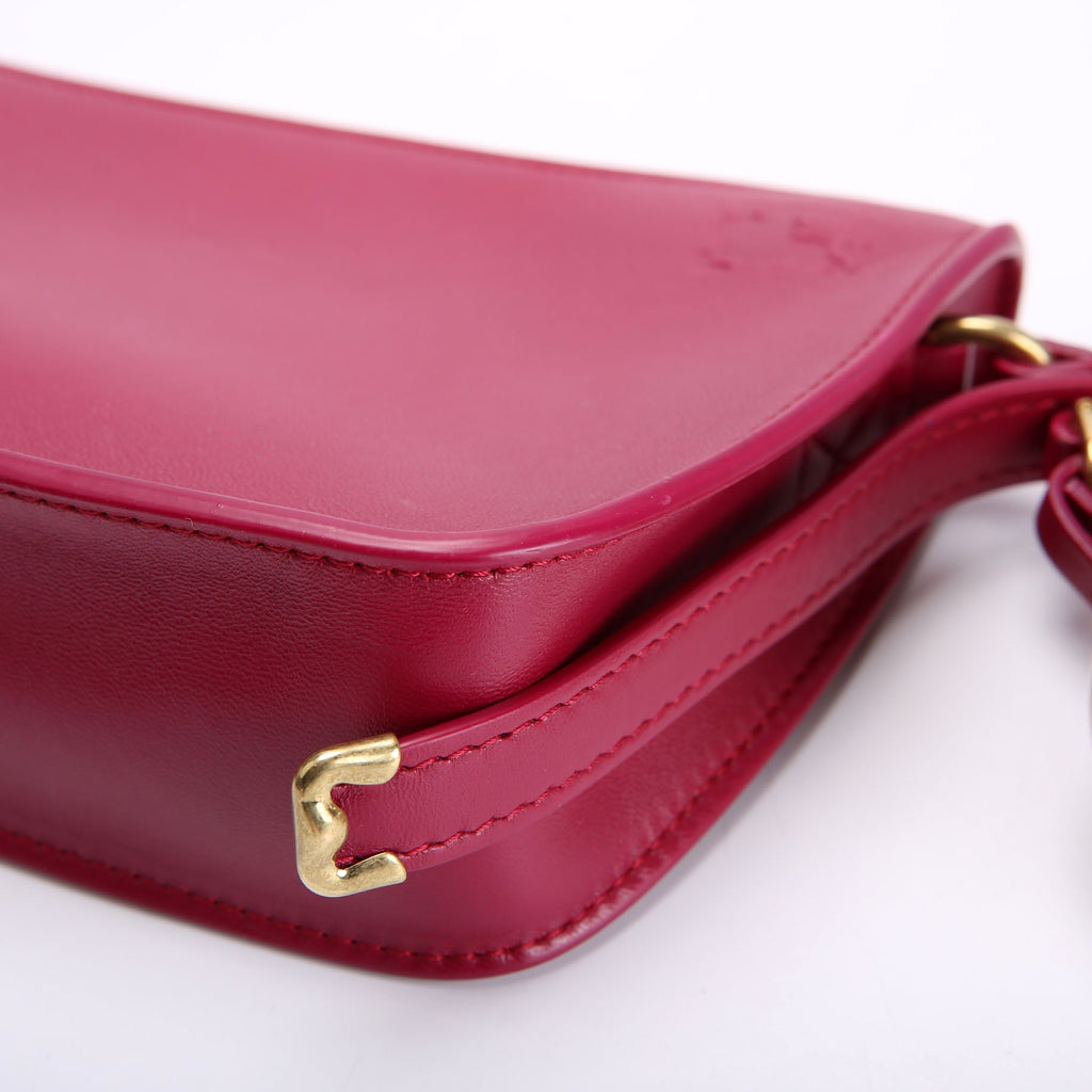 Mini Shield Leather Sling Bag Berry