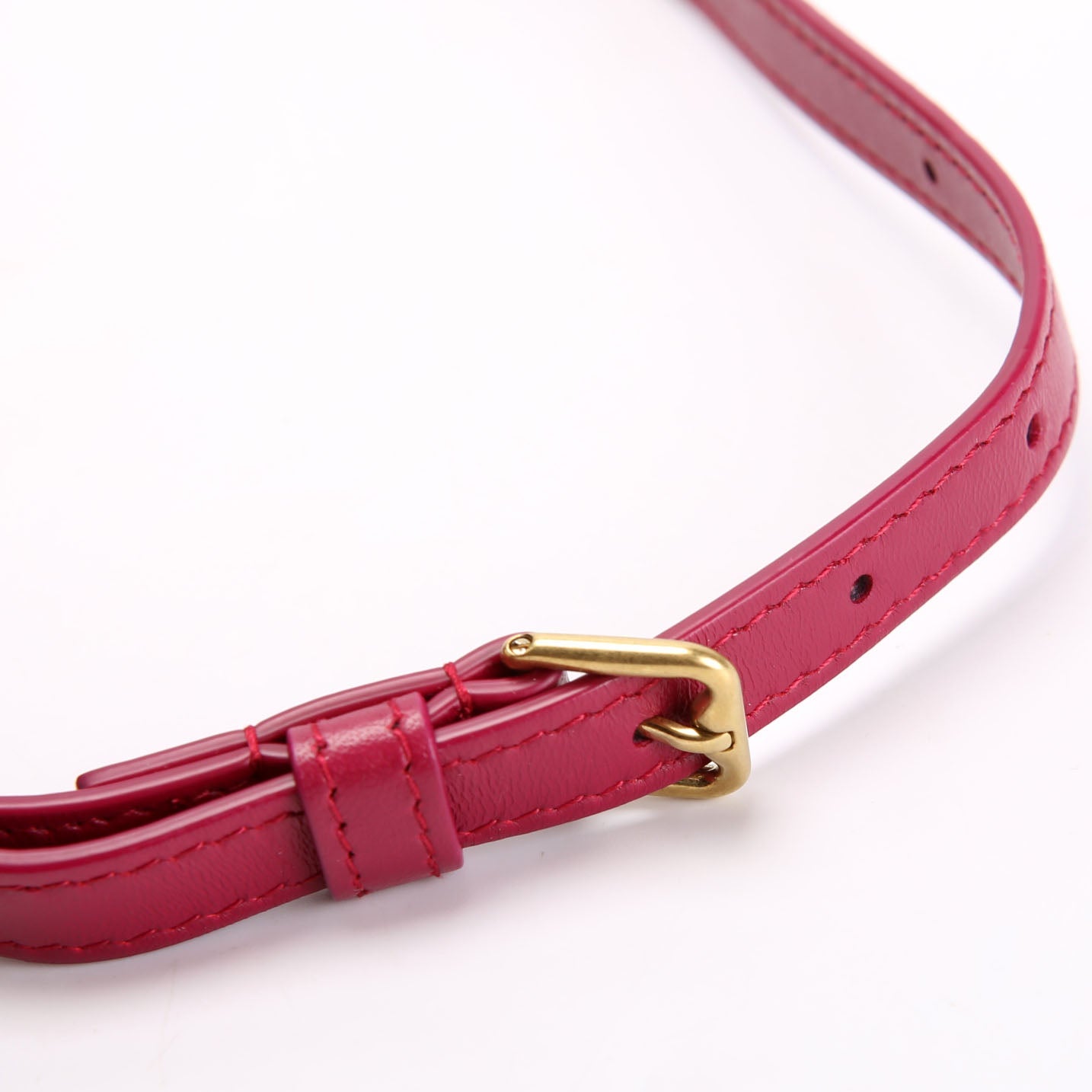 Mini Shield Leather Sling Bag Berry