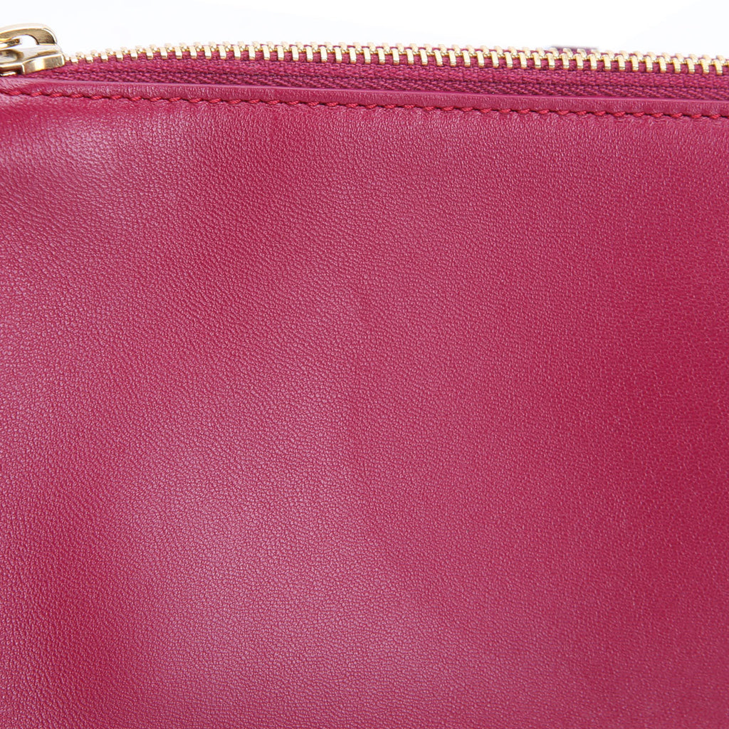 Mini Shield Leather Sling Bag Berry