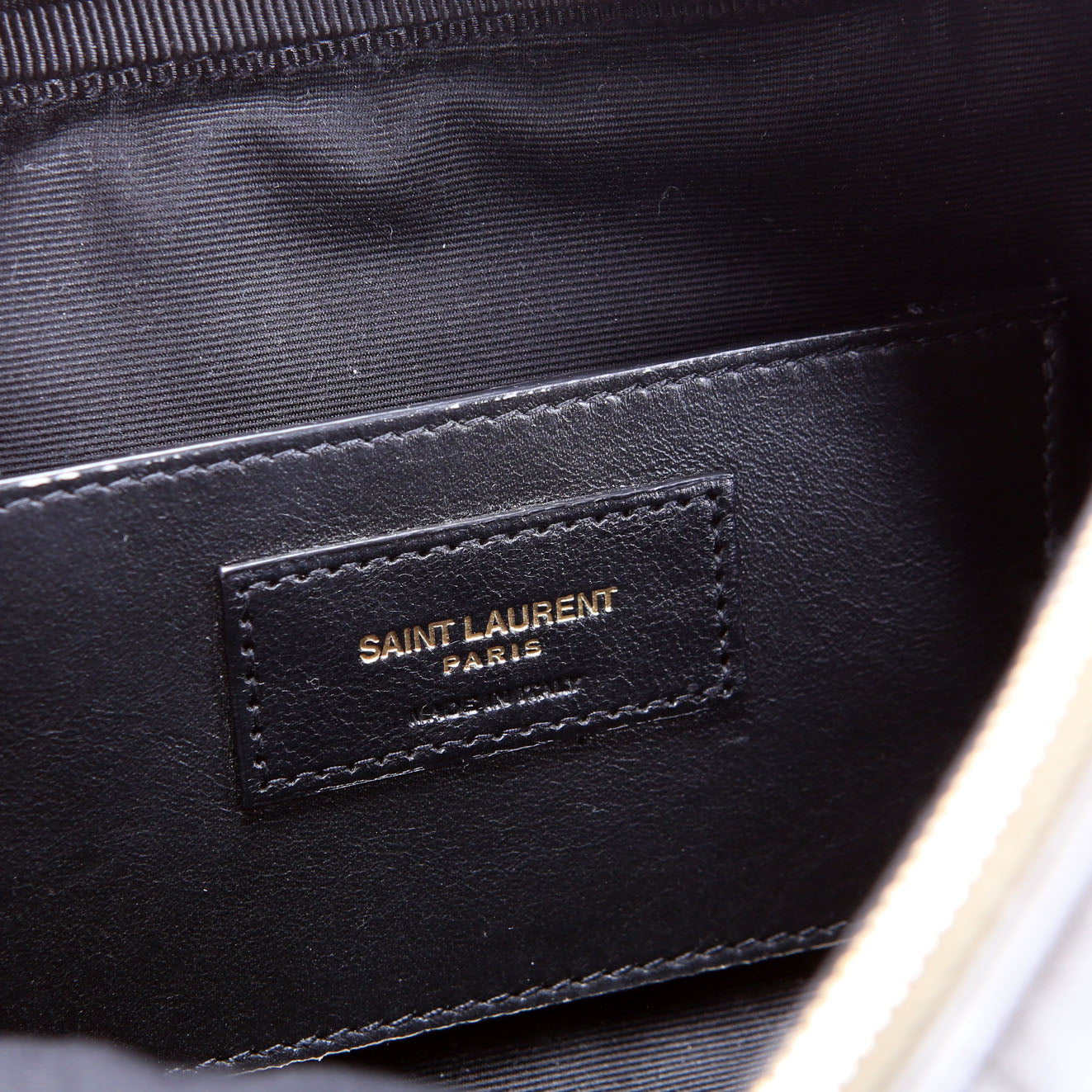 SAINT LAURENT Cassandre Carre Camera Bag Lambskin 764809 Green