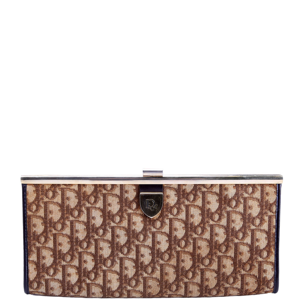 Trotter Clutch Canvas Tan