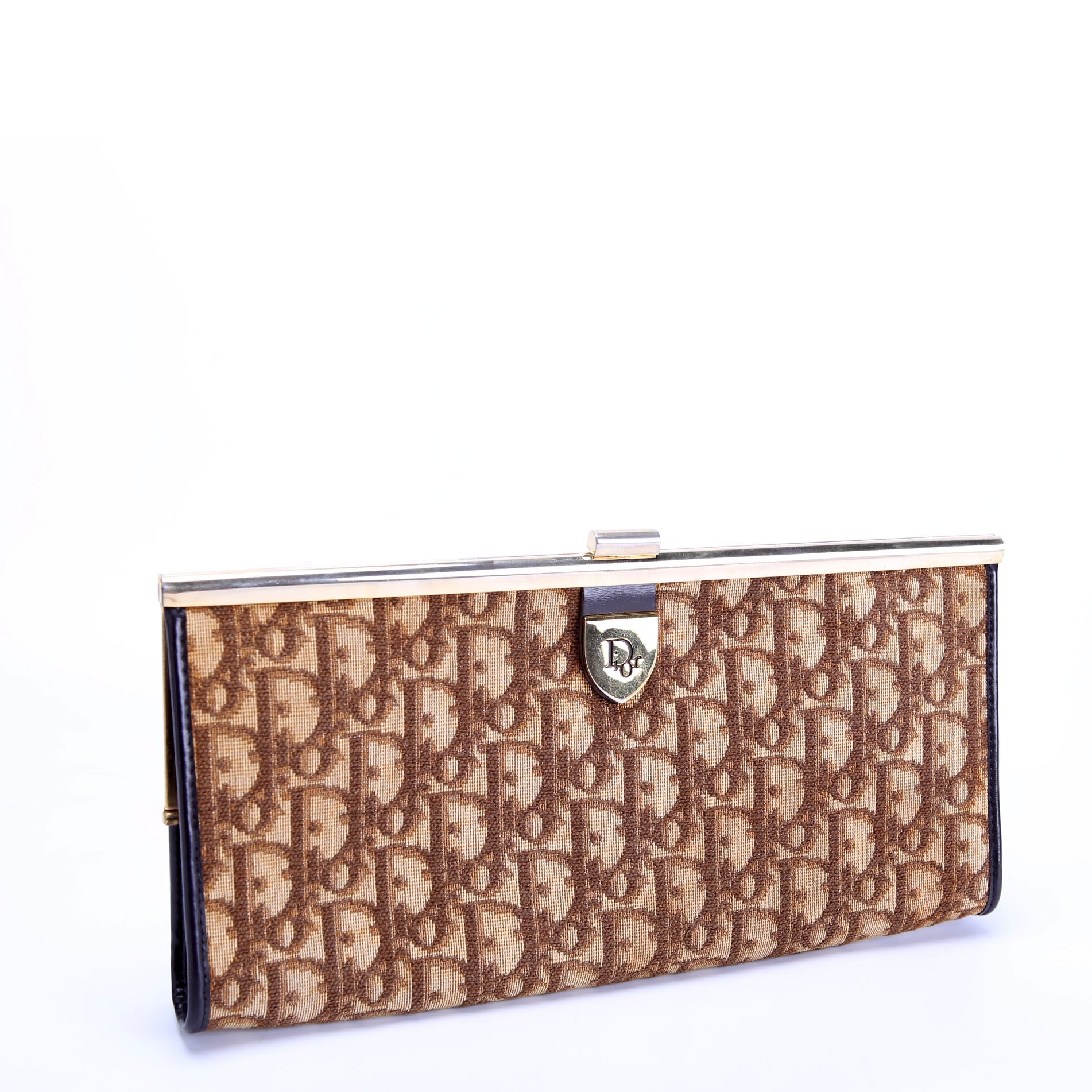 Trotter Clutch Canvas Tan