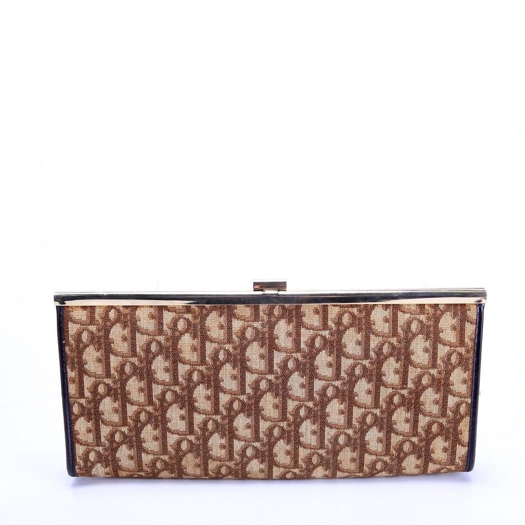 Trotter Clutch Canvas Tan