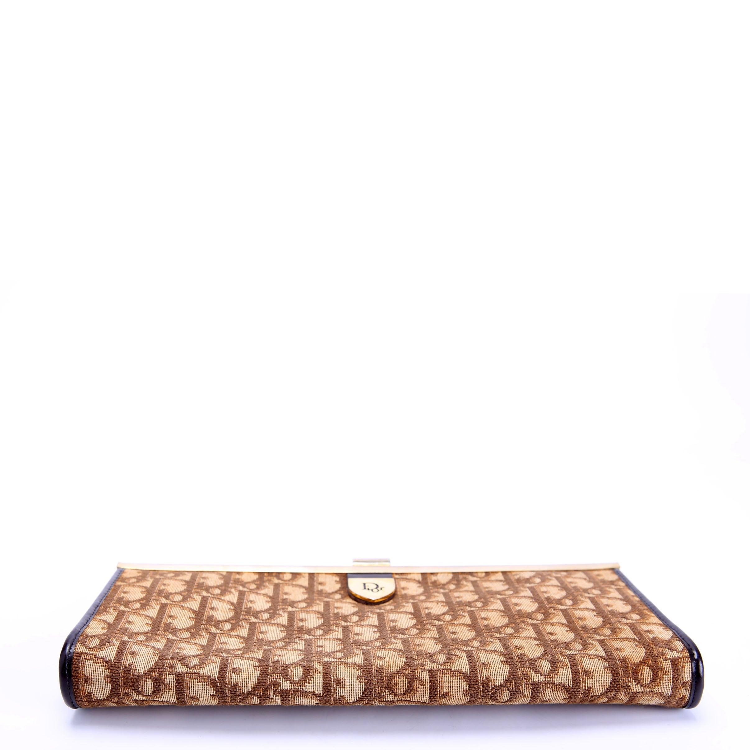 Trotter Clutch Canvas Tan