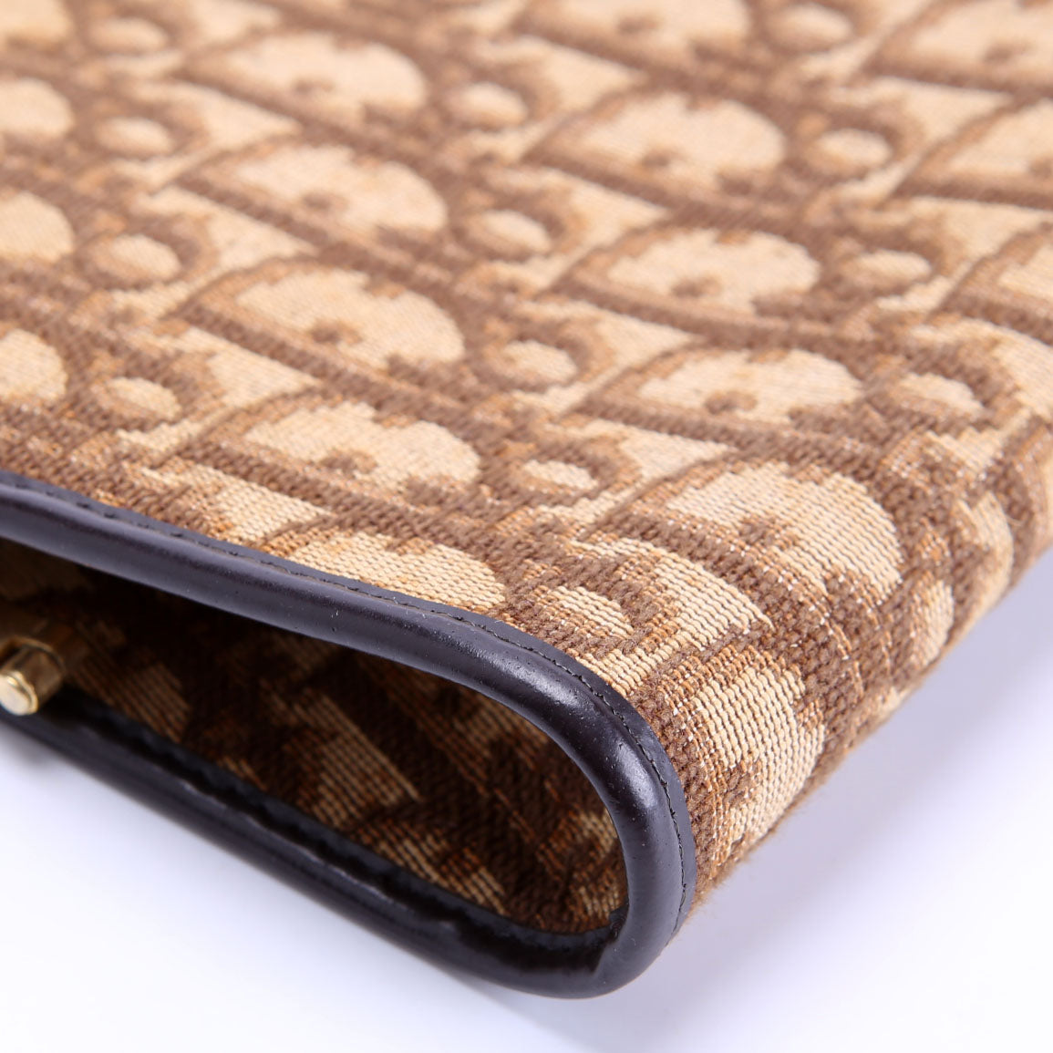 Trotter Clutch Canvas Tan