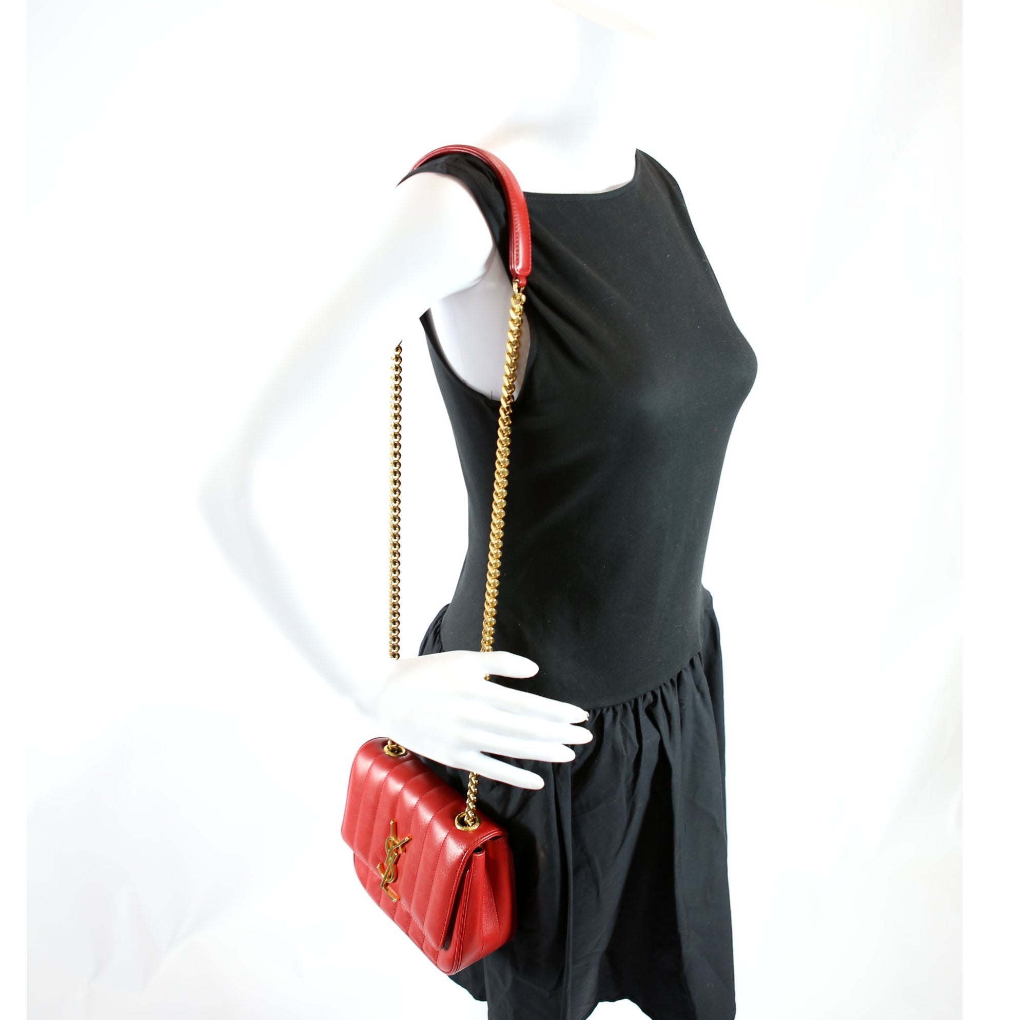 Vicky Chain Small 538439 Red/Gold
