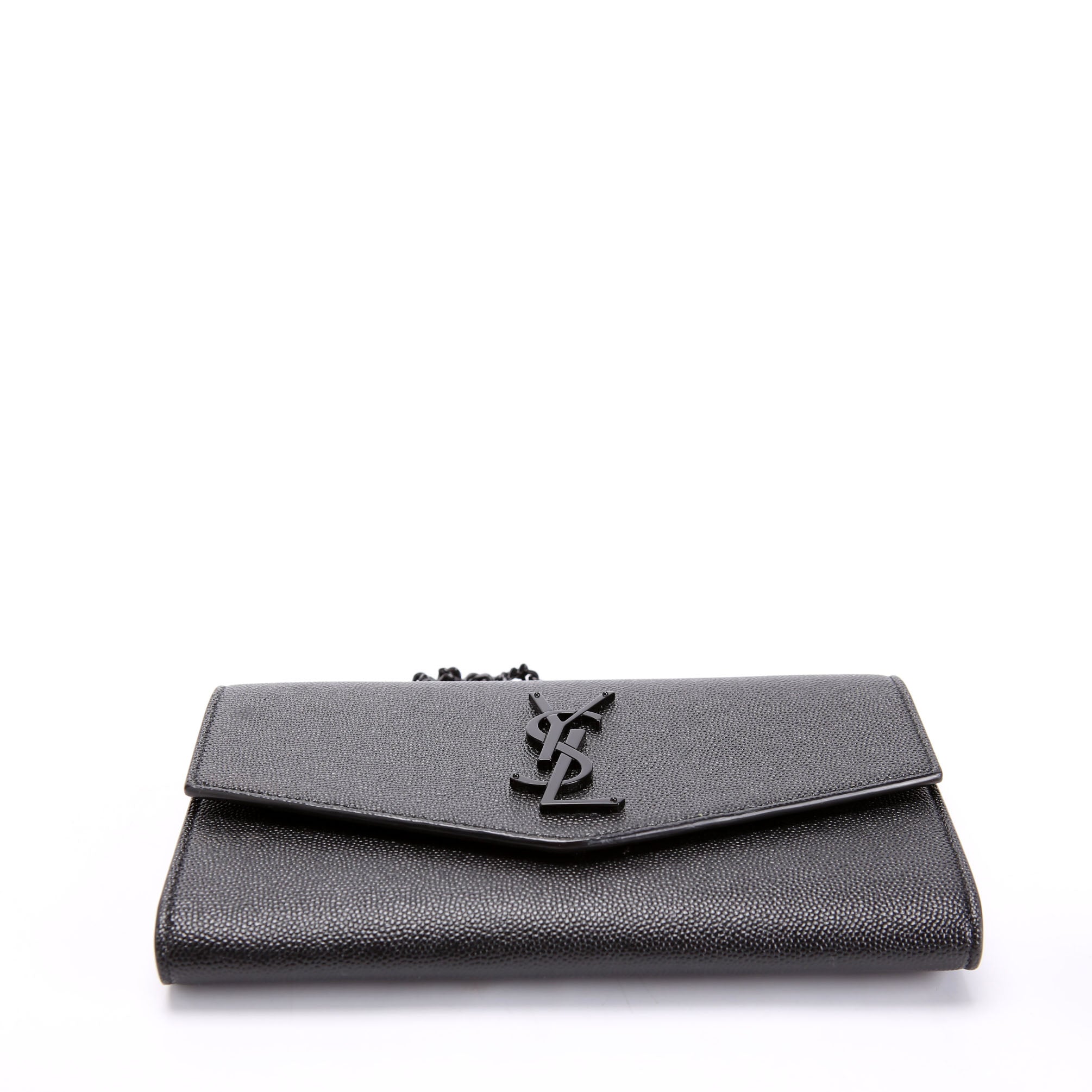 Uptown Chain Wallet Grain De Poudre 607788 Black
